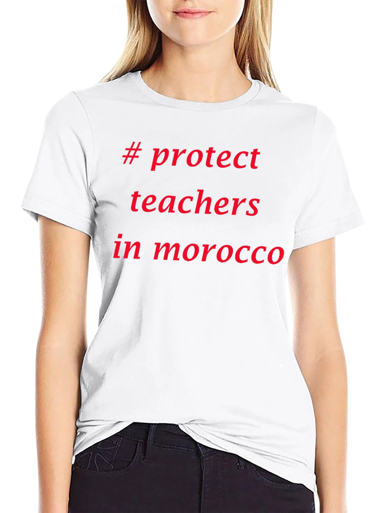 Protect Teachers Morocco T-Shirt