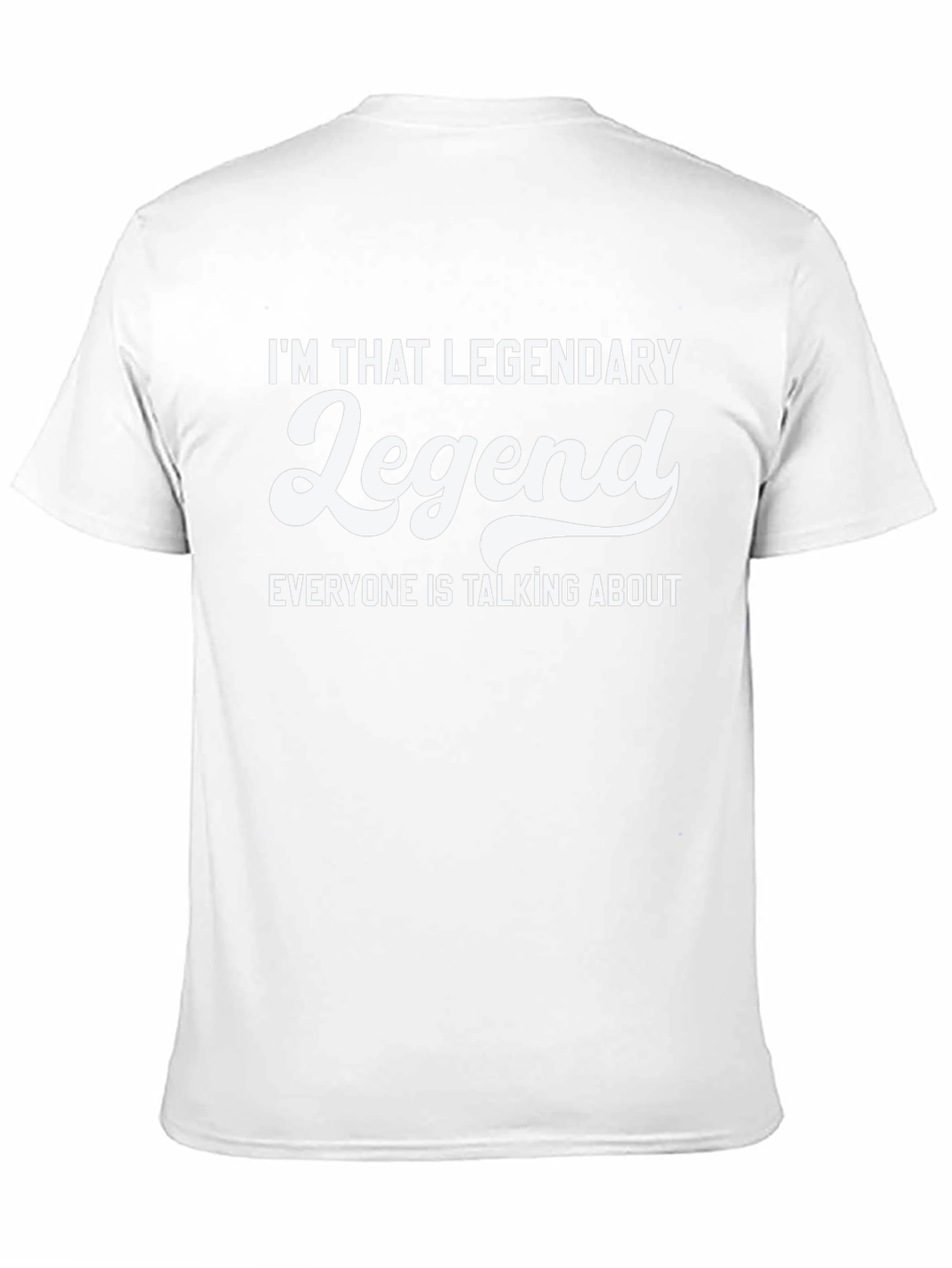 Legendary T-Shirt - Black Graphic Tee for Men