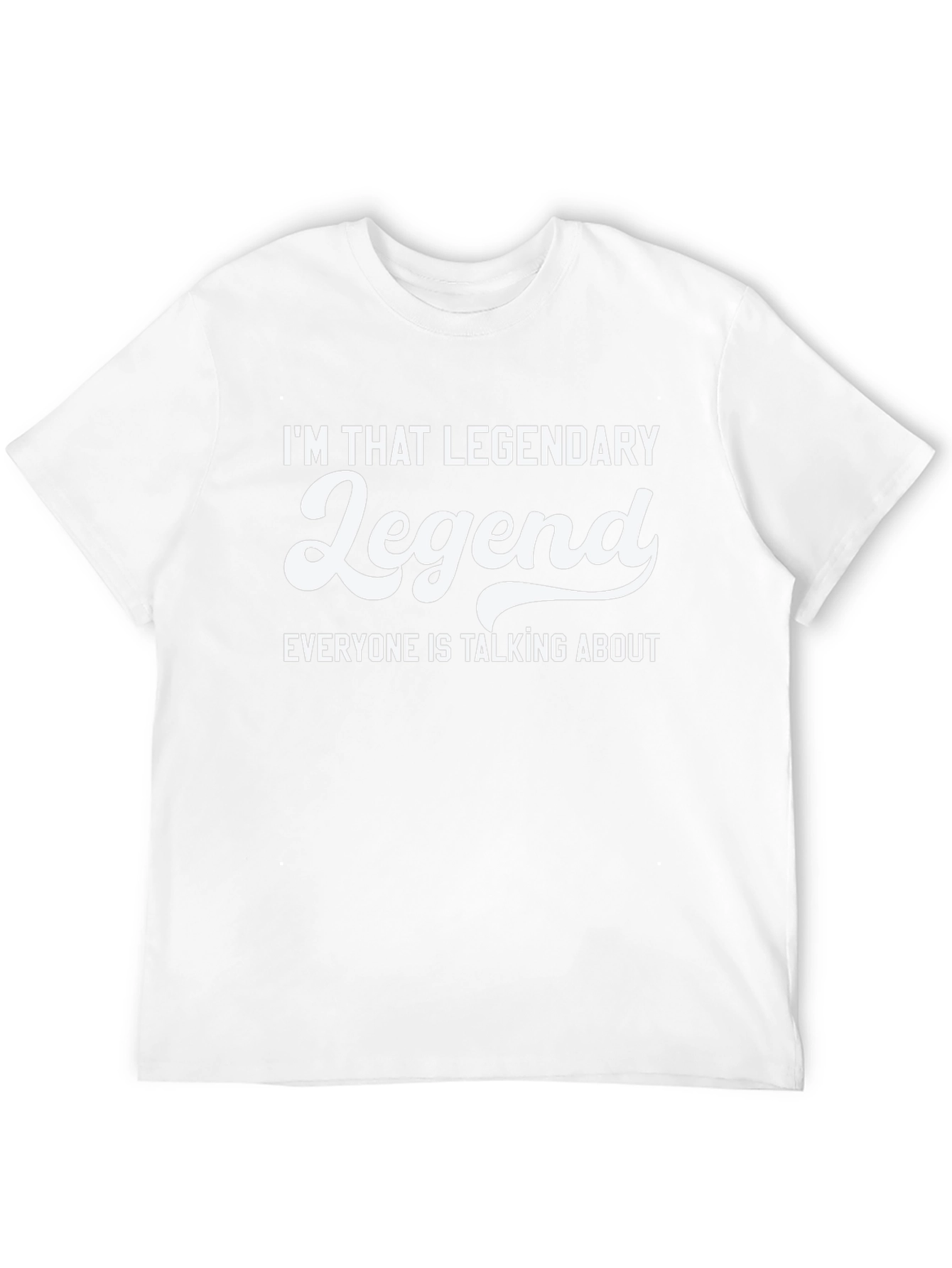 Legendary T-Shirt - Black Graphic Tee for Men