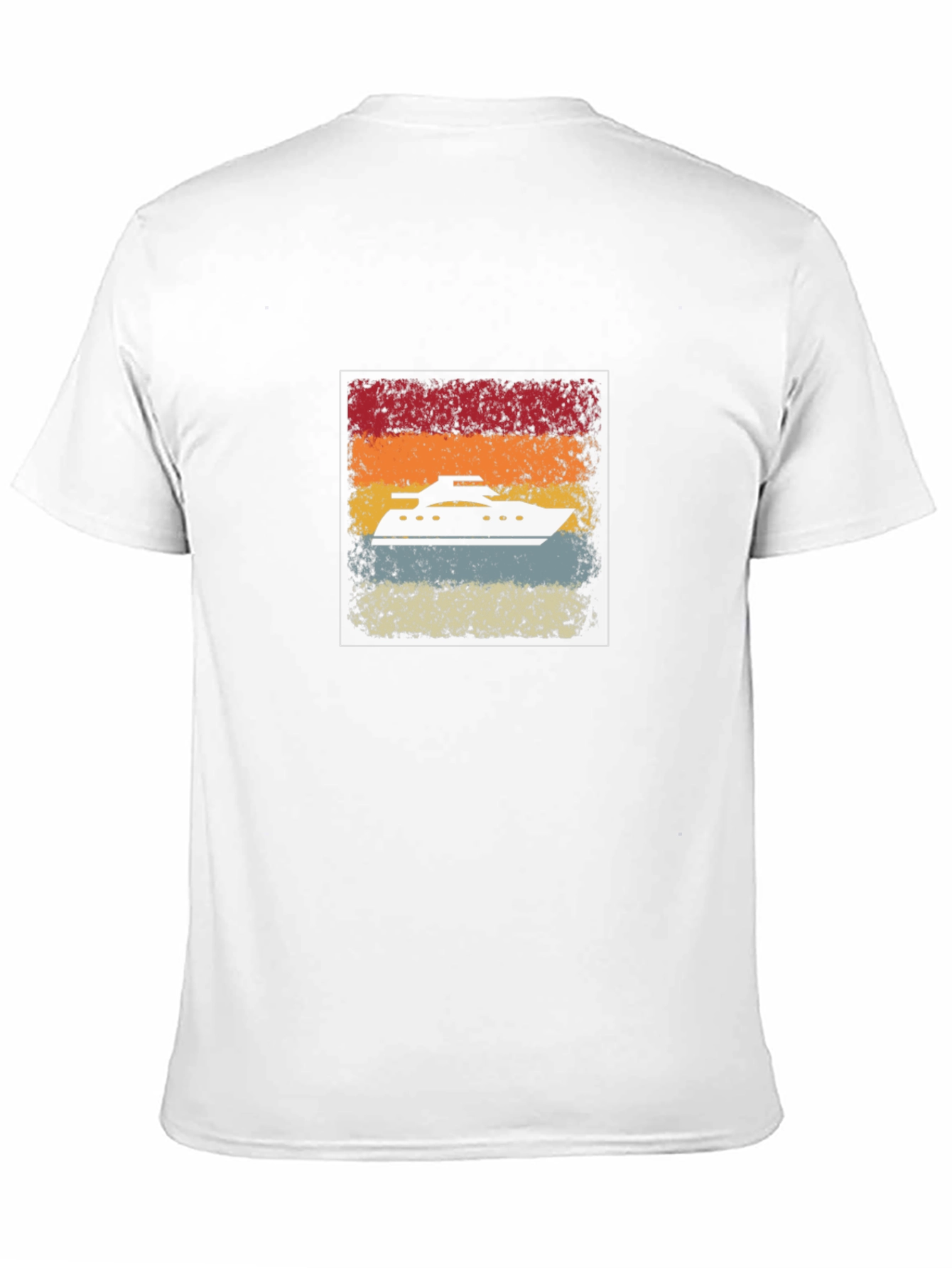 Retro Cruise Ship Graphic Tee - Black