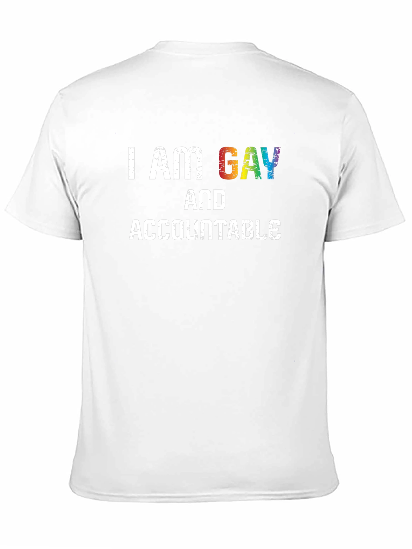 I Am Gay And Accountable Pride T-Shirt
