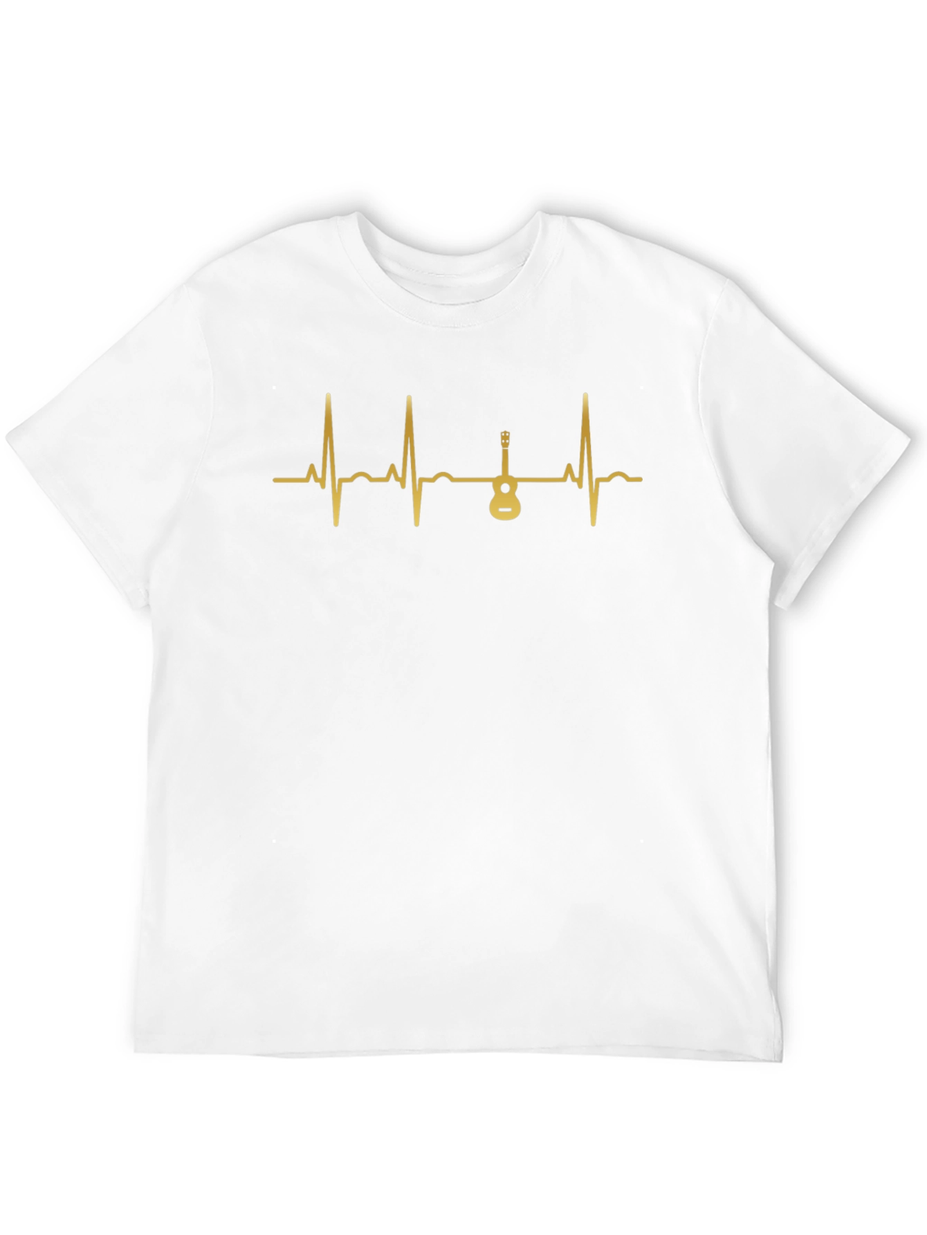 Guitar Heartbeat Graphic Tee - Music Lover Shirt