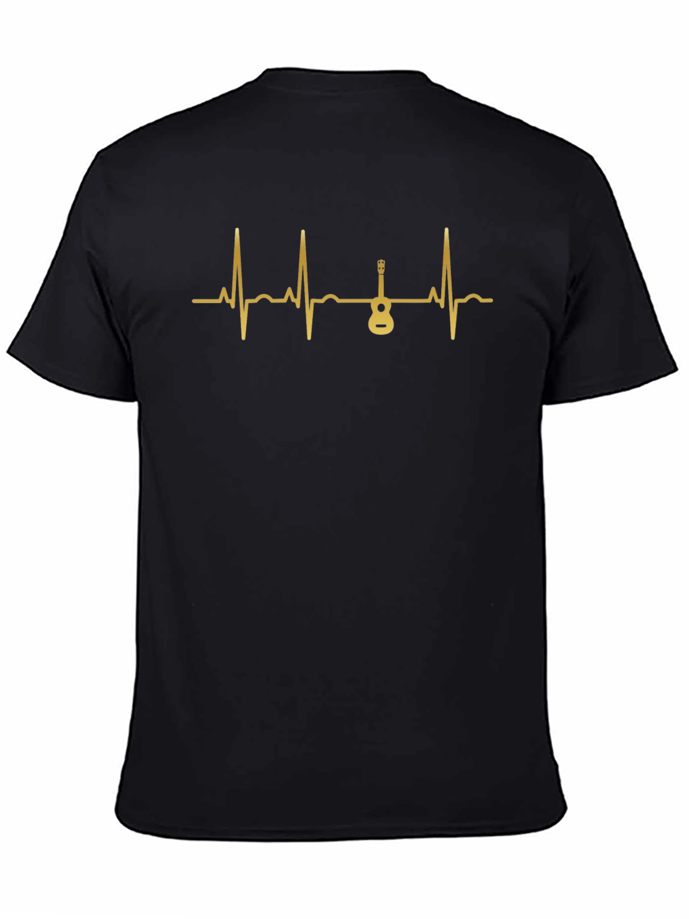 Guitar Heartbeat Graphic Tee - Music Lover Shirt