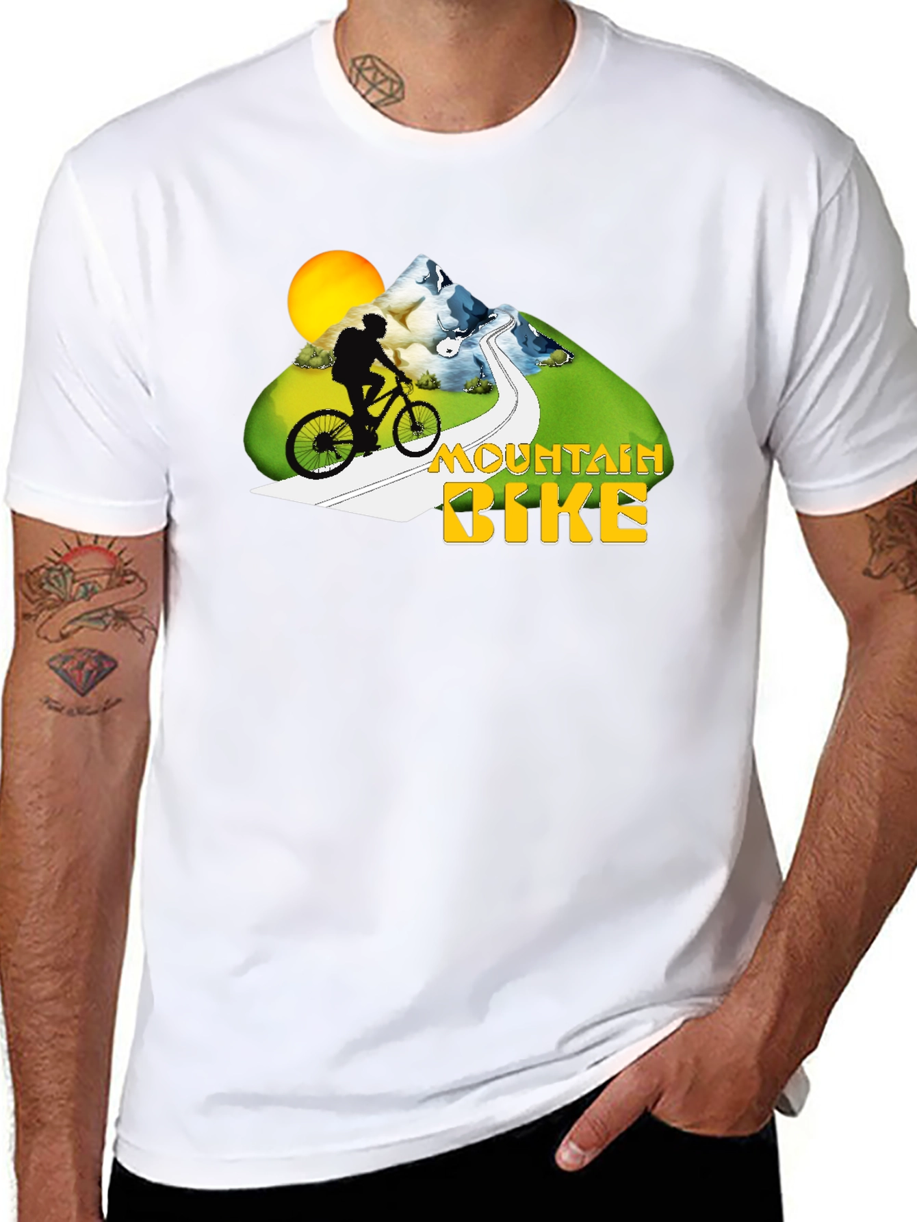 Mountain Bike T-Shirt - Adventure Design