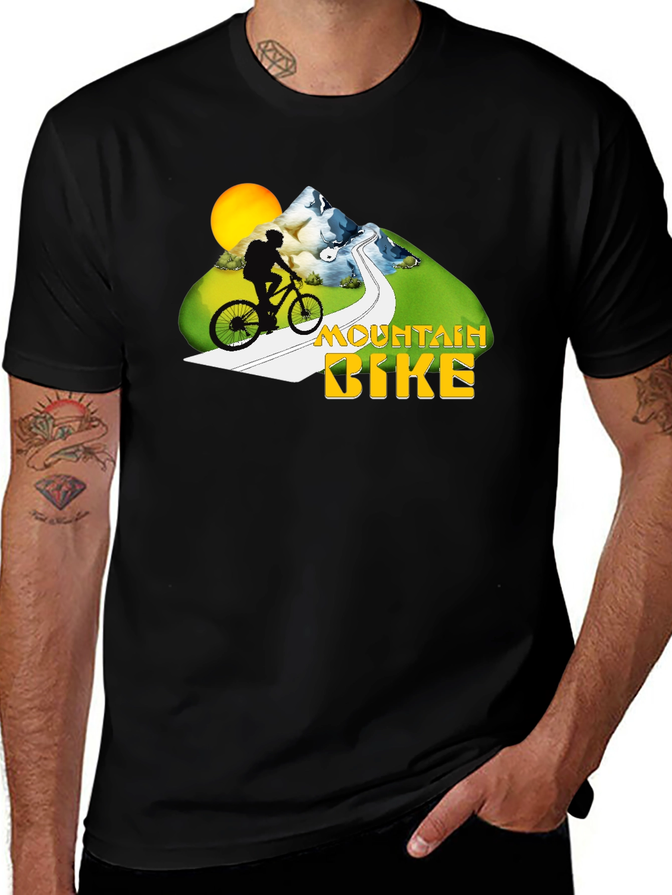 Mountain Bike T-Shirt - Adventure Design