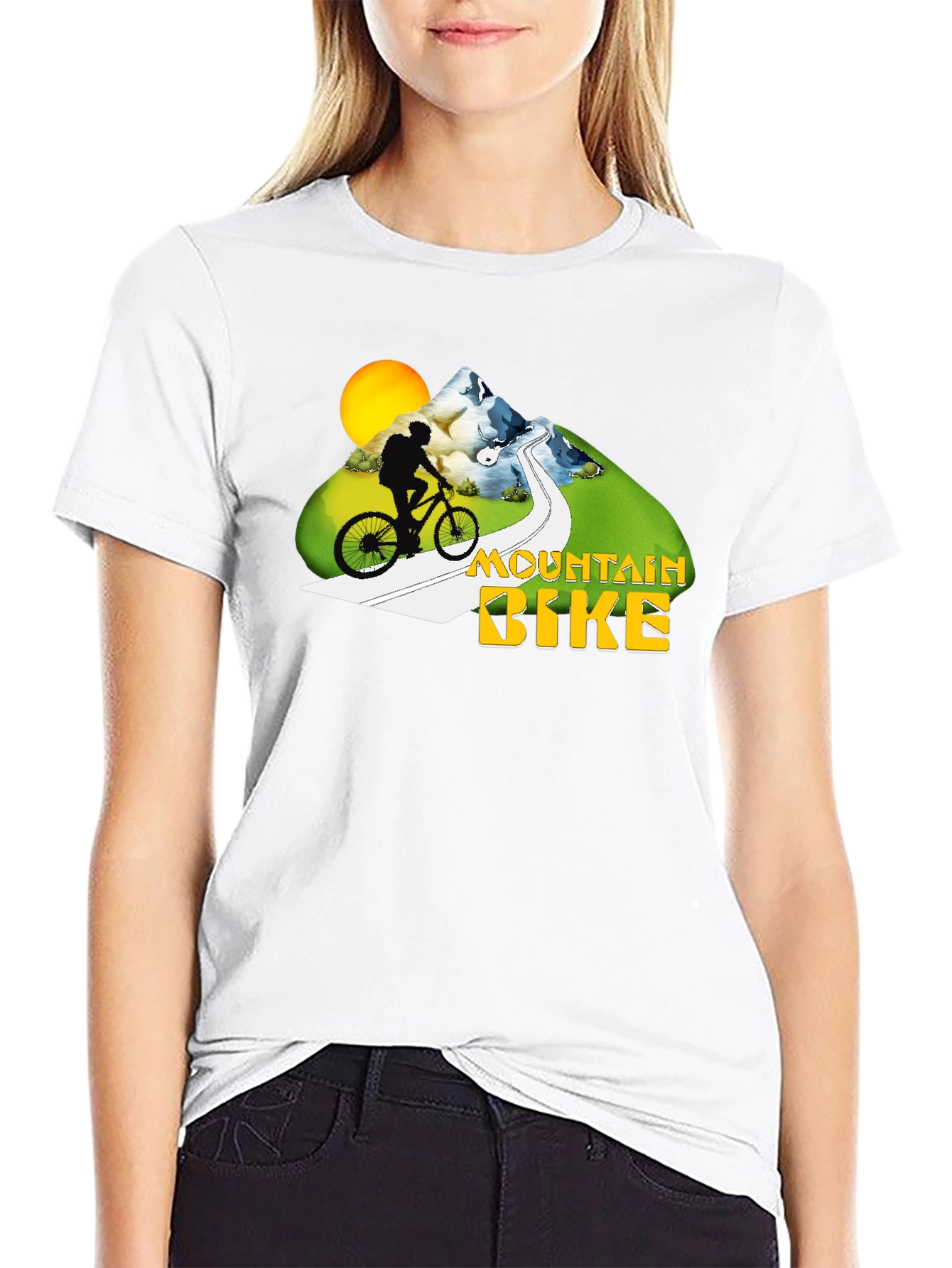 Mountain Bike T-Shirt - Adventure Design