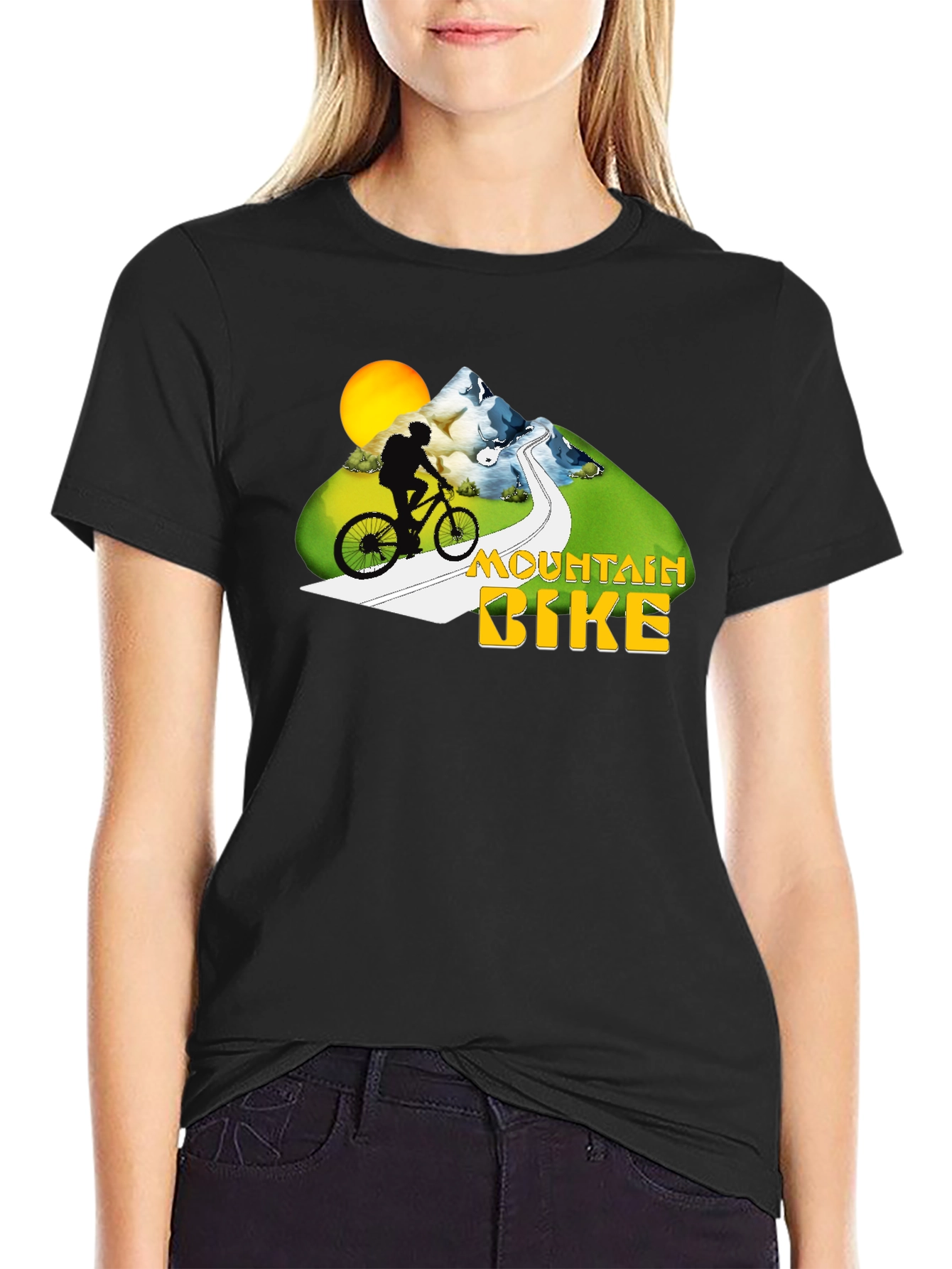 Mountain Bike T-Shirt - Adventure Design