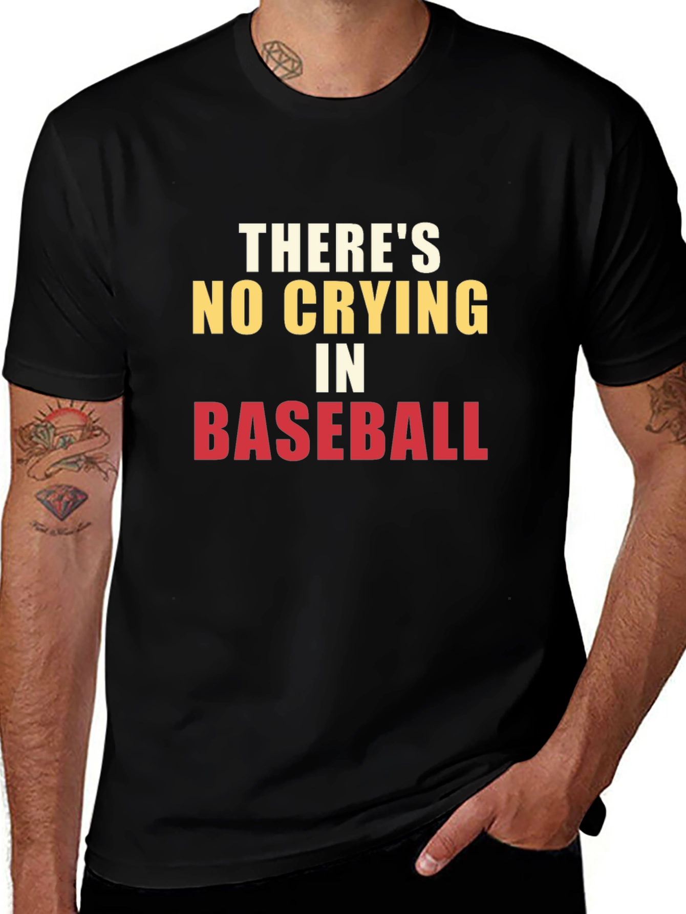 Theres No Crying in Baseball T-Shirt
