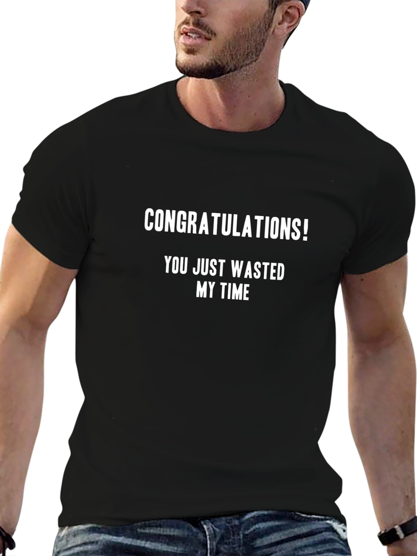 Funny Wasted My Time Graphic T-Shirt