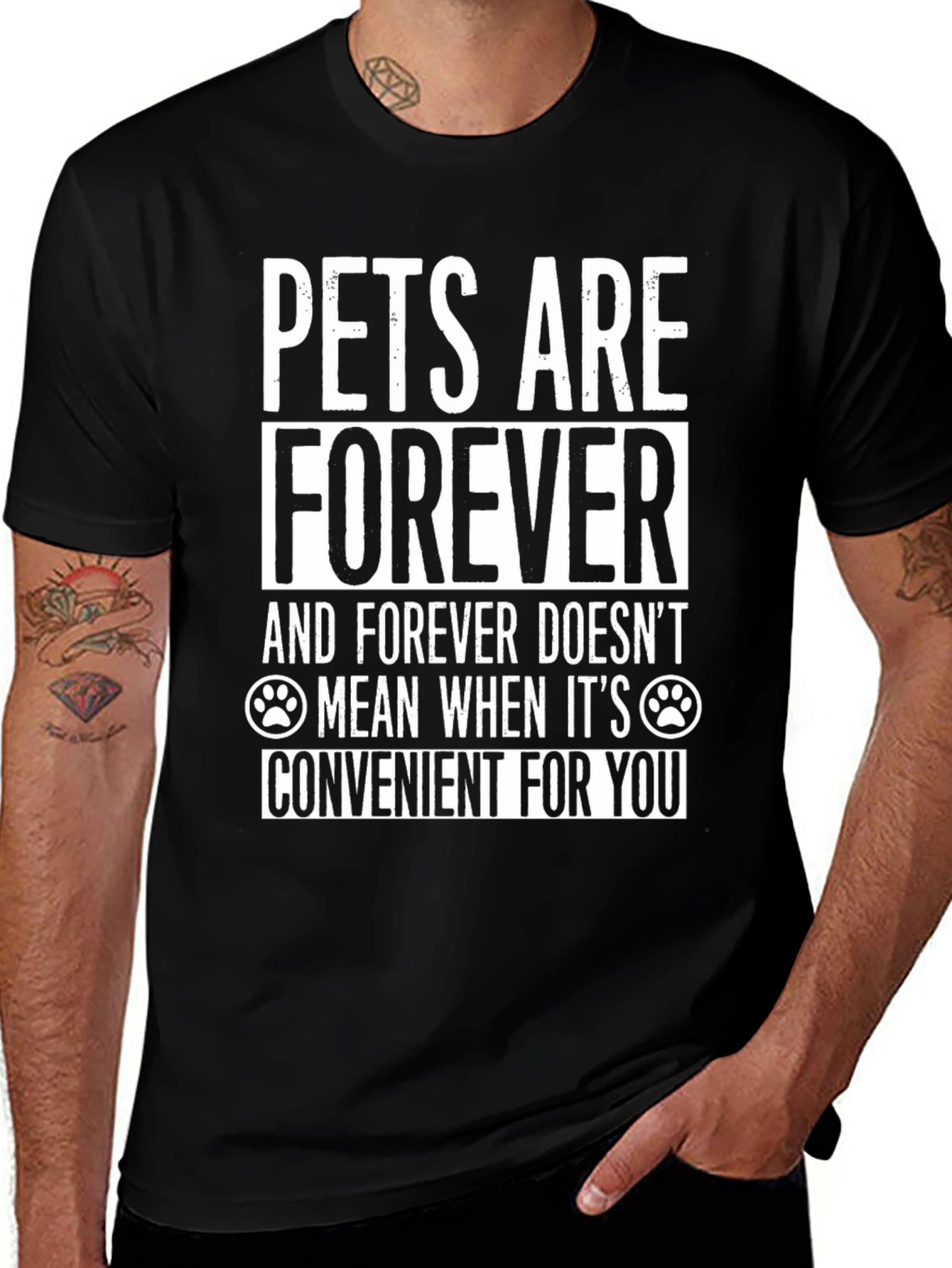 Pets Are Forever Graphic T-Shirt