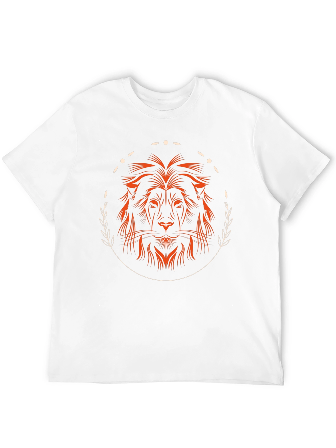 Lion Graphic Tee - Black Stylish Mens T-Shirt