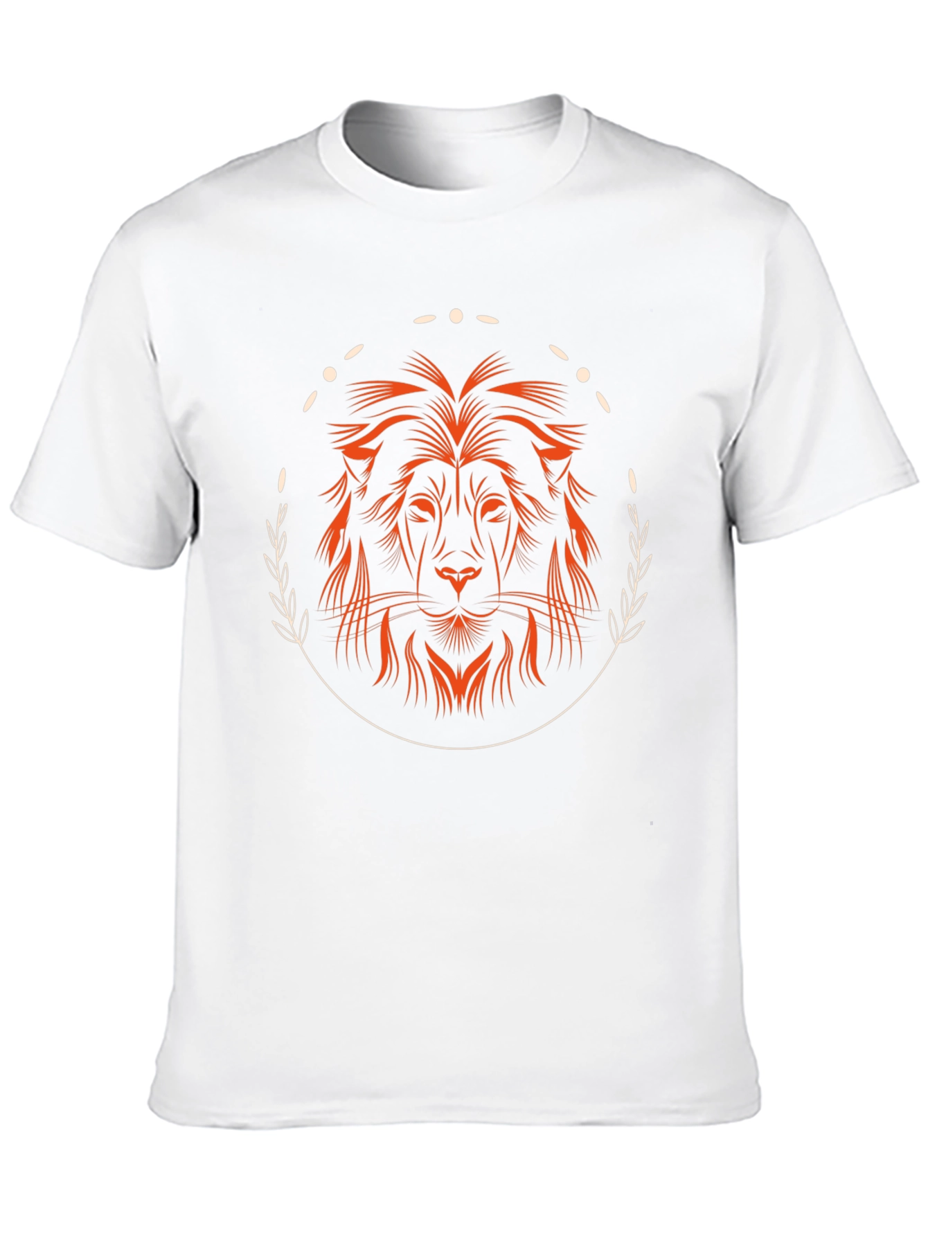 Lion Graphic Tee - Black Stylish Mens T-Shirt