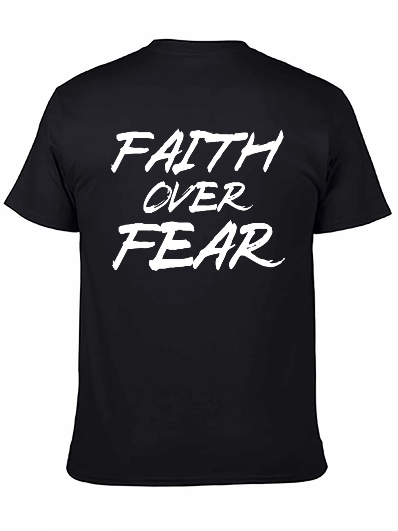 Faith Over Fear Graphic Tee - Black