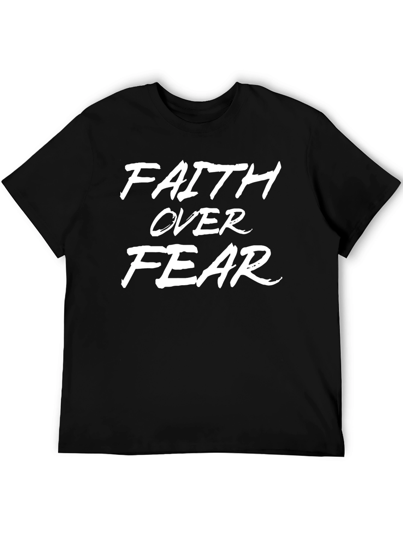 Faith Over Fear Graphic Tee - Black