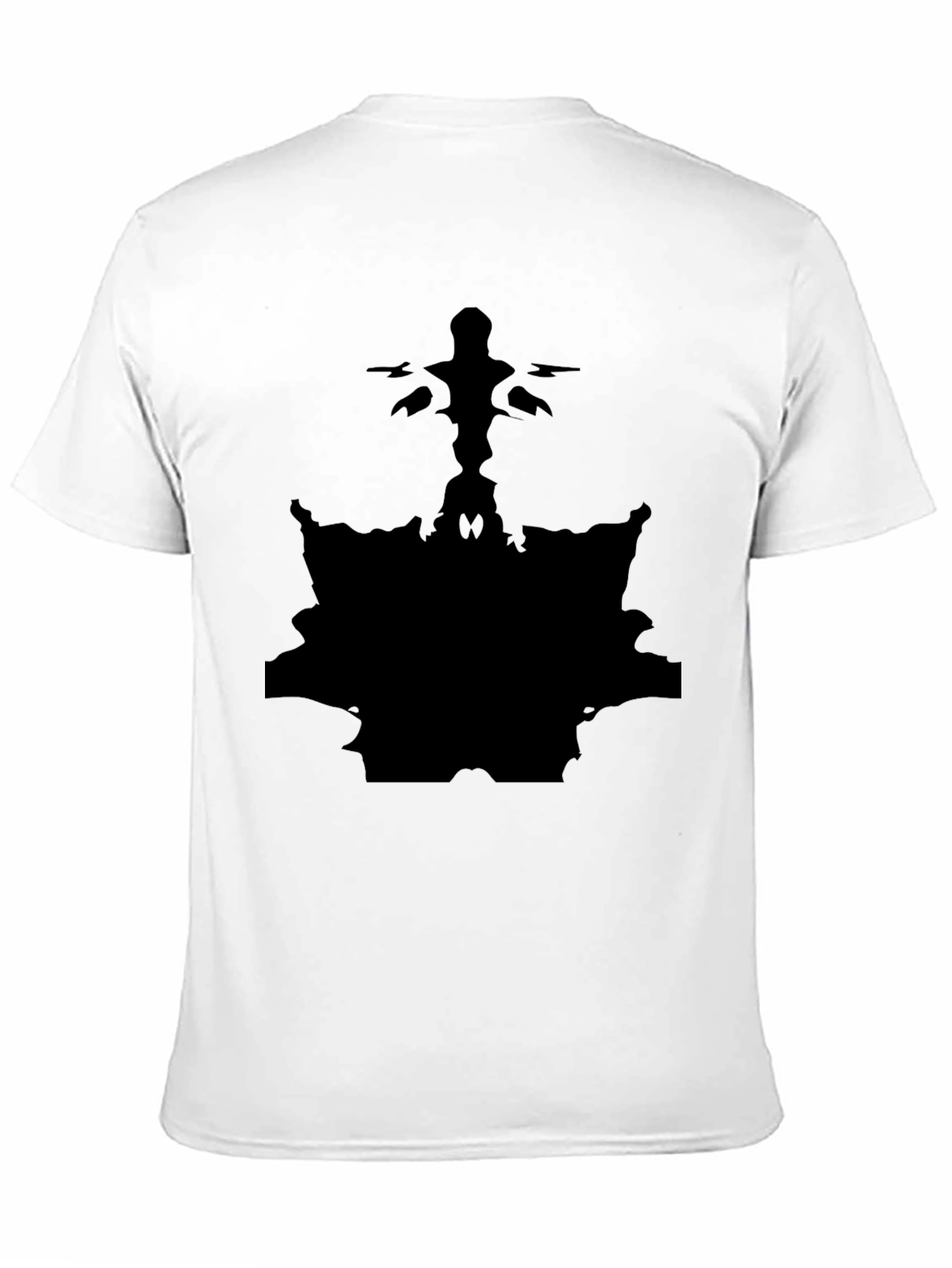 Abstract Black Graphic Tee - Unique Design Shirt