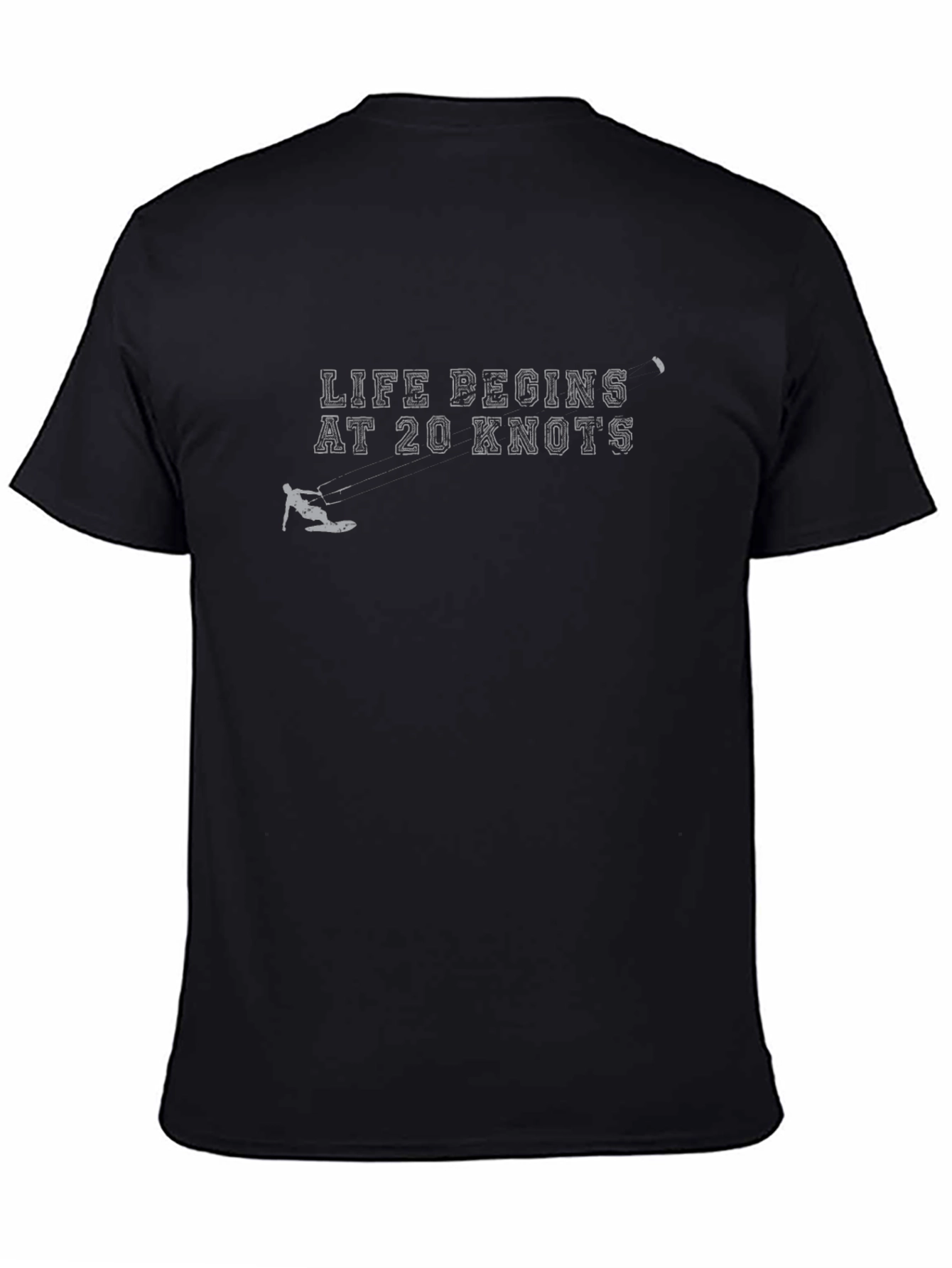 Life Begins at 20 Knots T-Shirt - Black