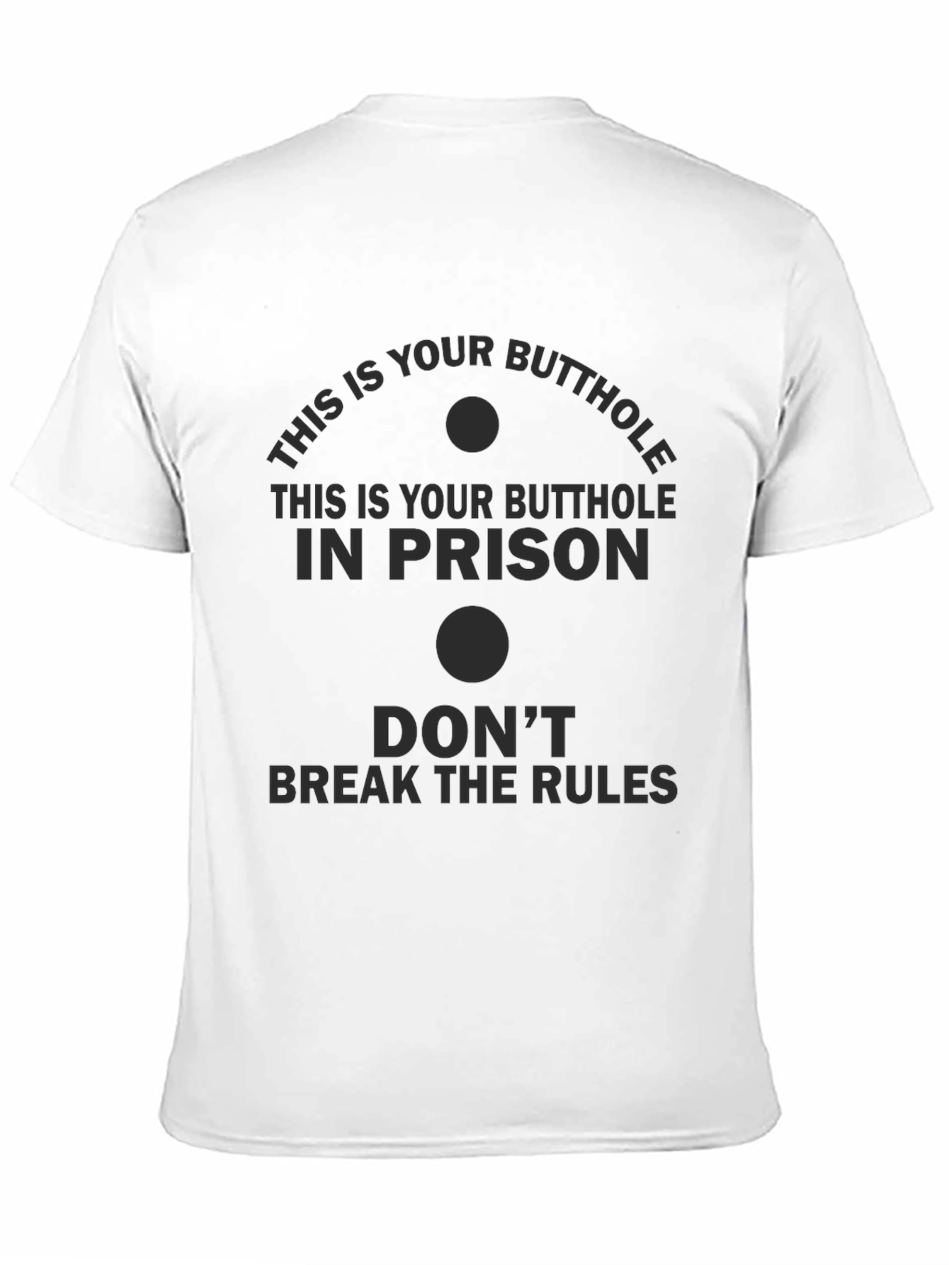 This is Your Butthole in Prison Funny T-Shirt