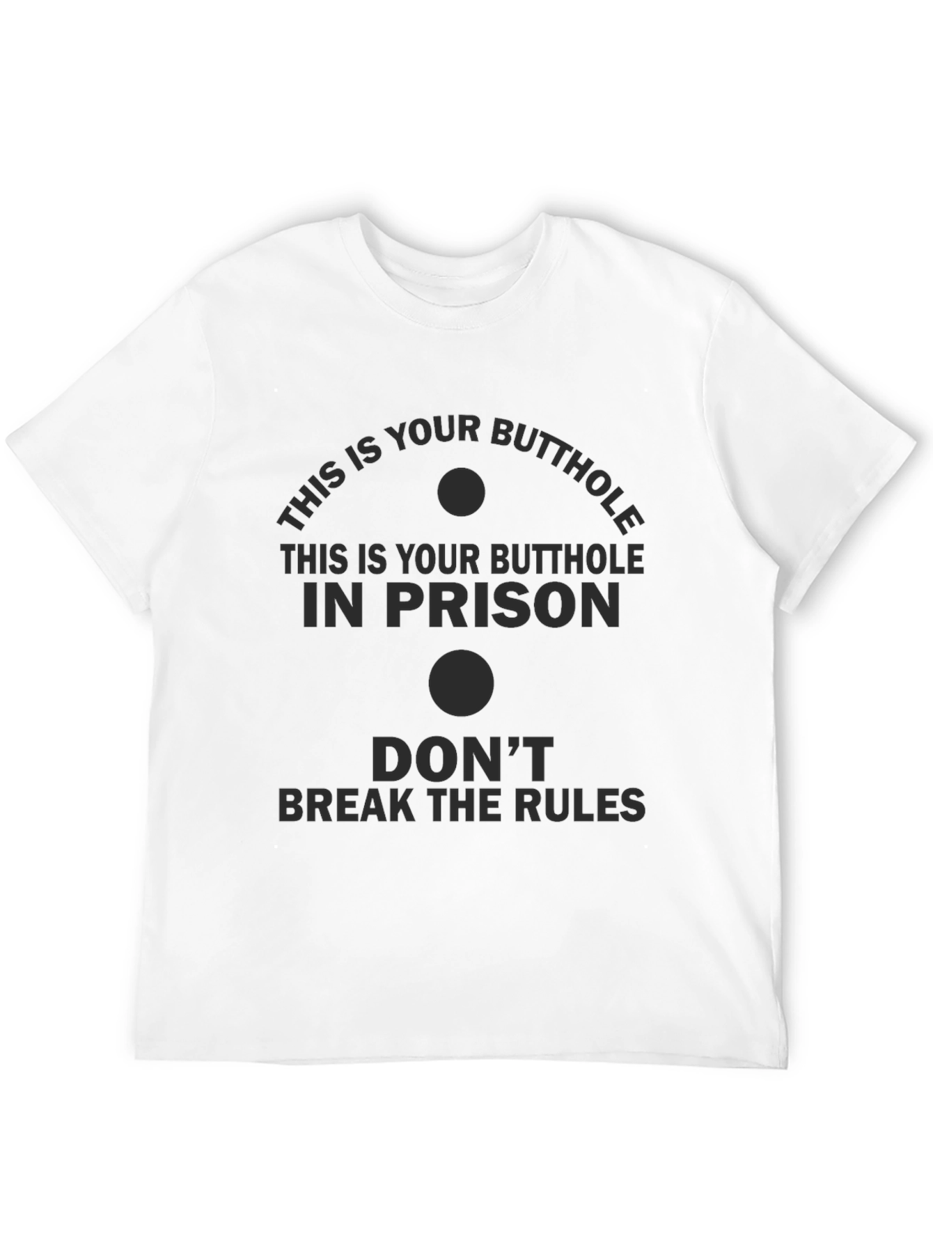 This is Your Butthole in Prison Funny T-Shirt