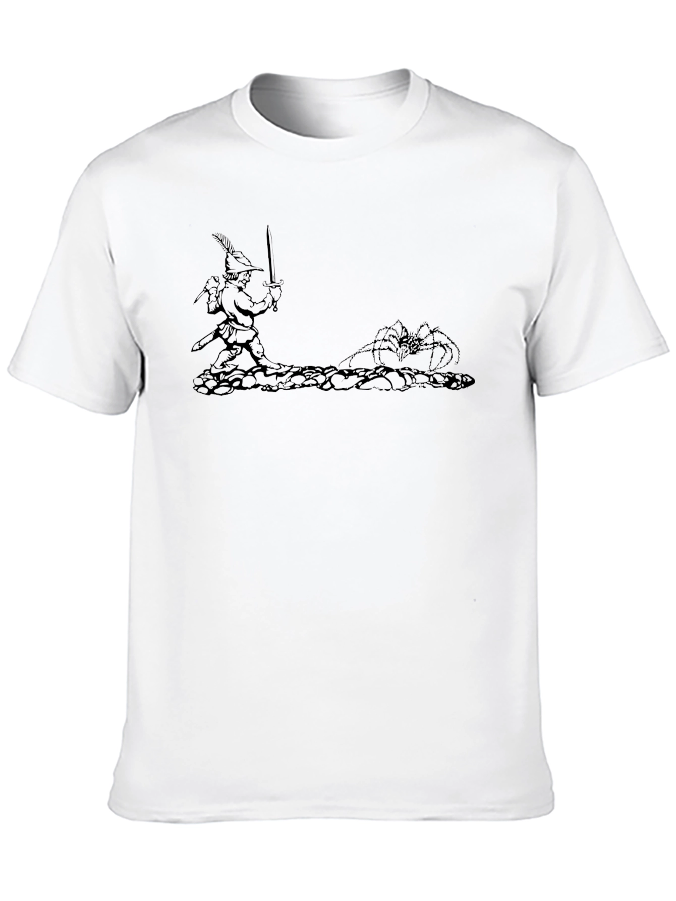 Adventurer vs. Spider Graphic T-Shirt