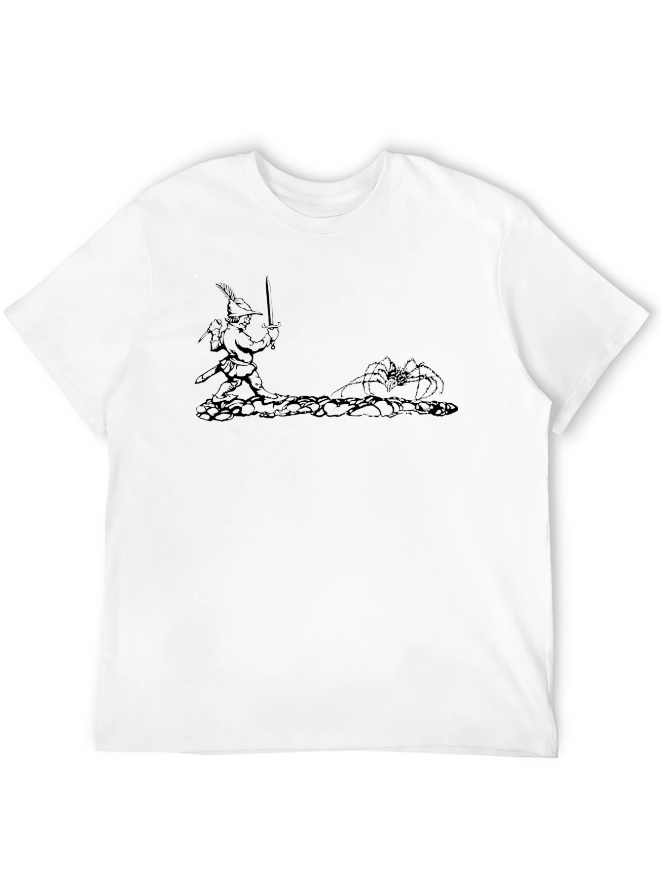 Adventurer vs. Spider Graphic T-Shirt