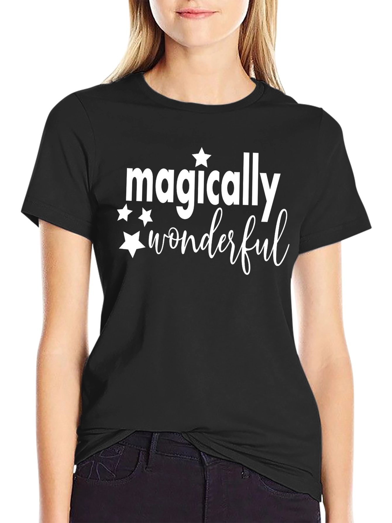 Magically Wonderful Graphic Tee - Black T-Shirt