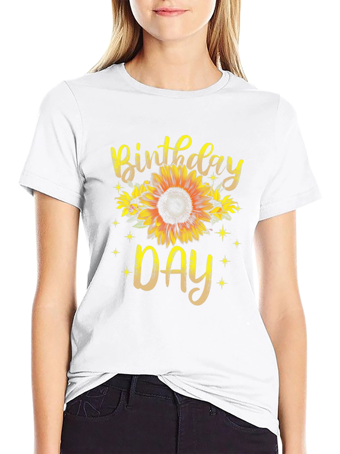 Birthday Sunflower Graphic Tee