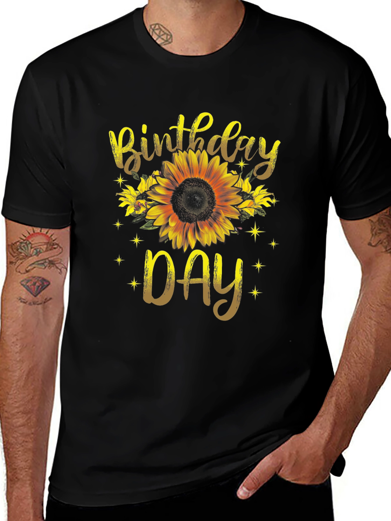 Birthday Sunflower Graphic Tee