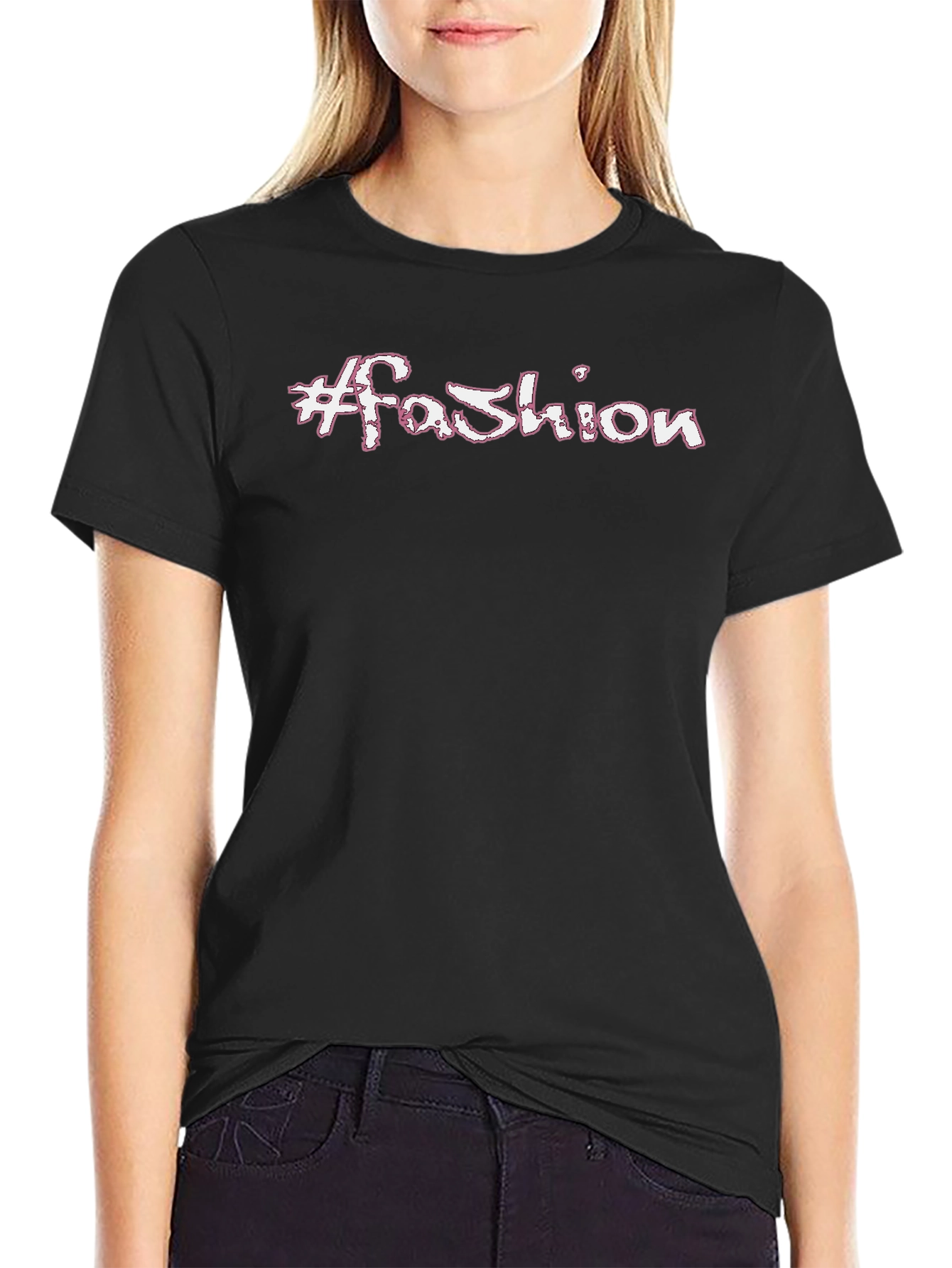 Trendy #Fashion Black T-Shirt
