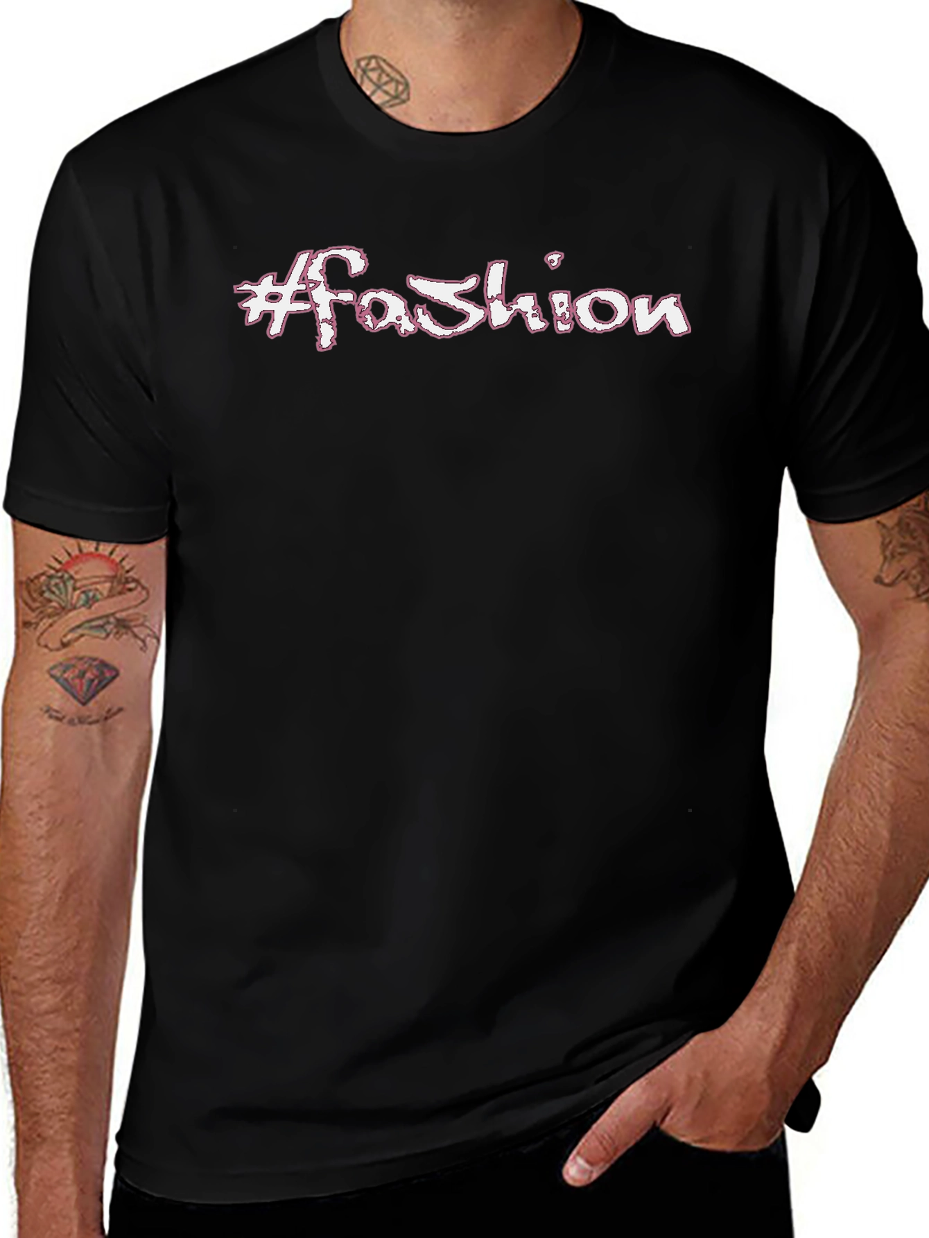 Trendy #Fashion Black T-Shirt