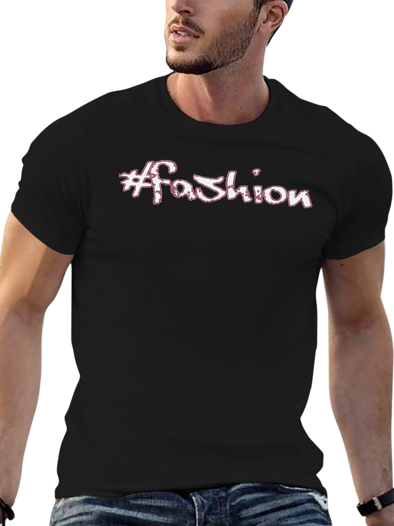 Trendy #Fashion Black T-Shirt