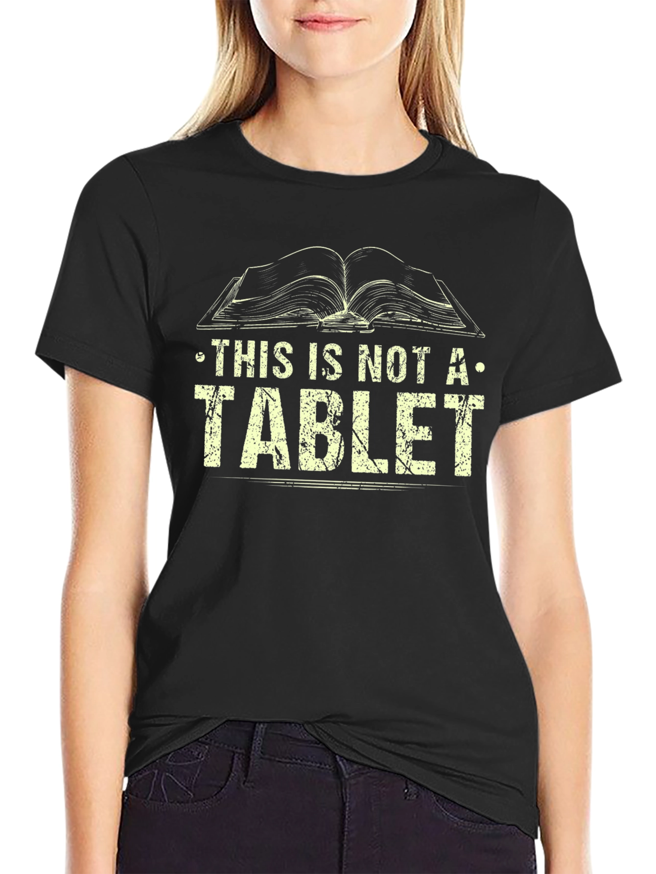 This Is Not A Tablet Graphic Novelty T-Shirt
