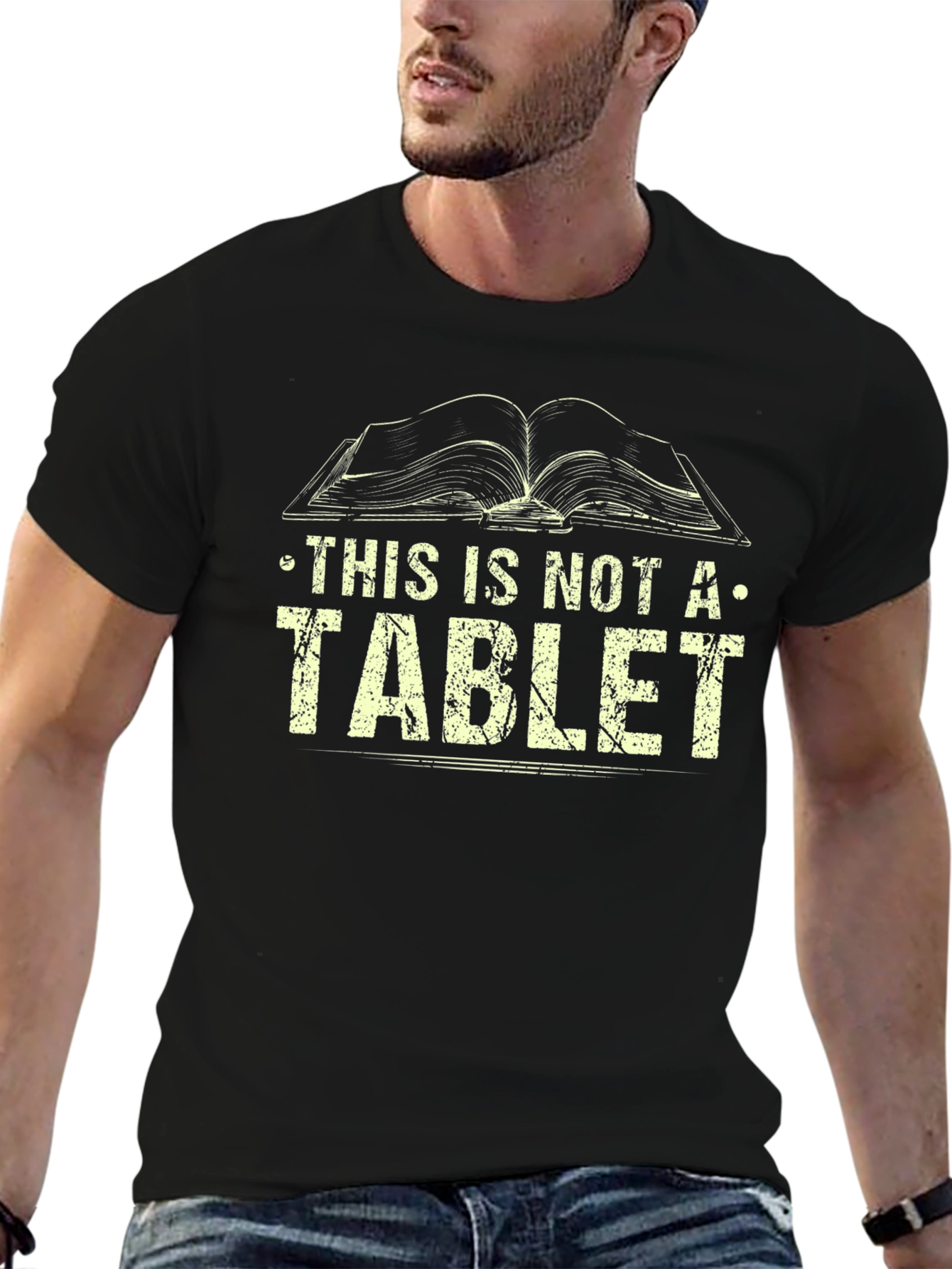 This Is Not A Tablet Graphic Novelty T-Shirt