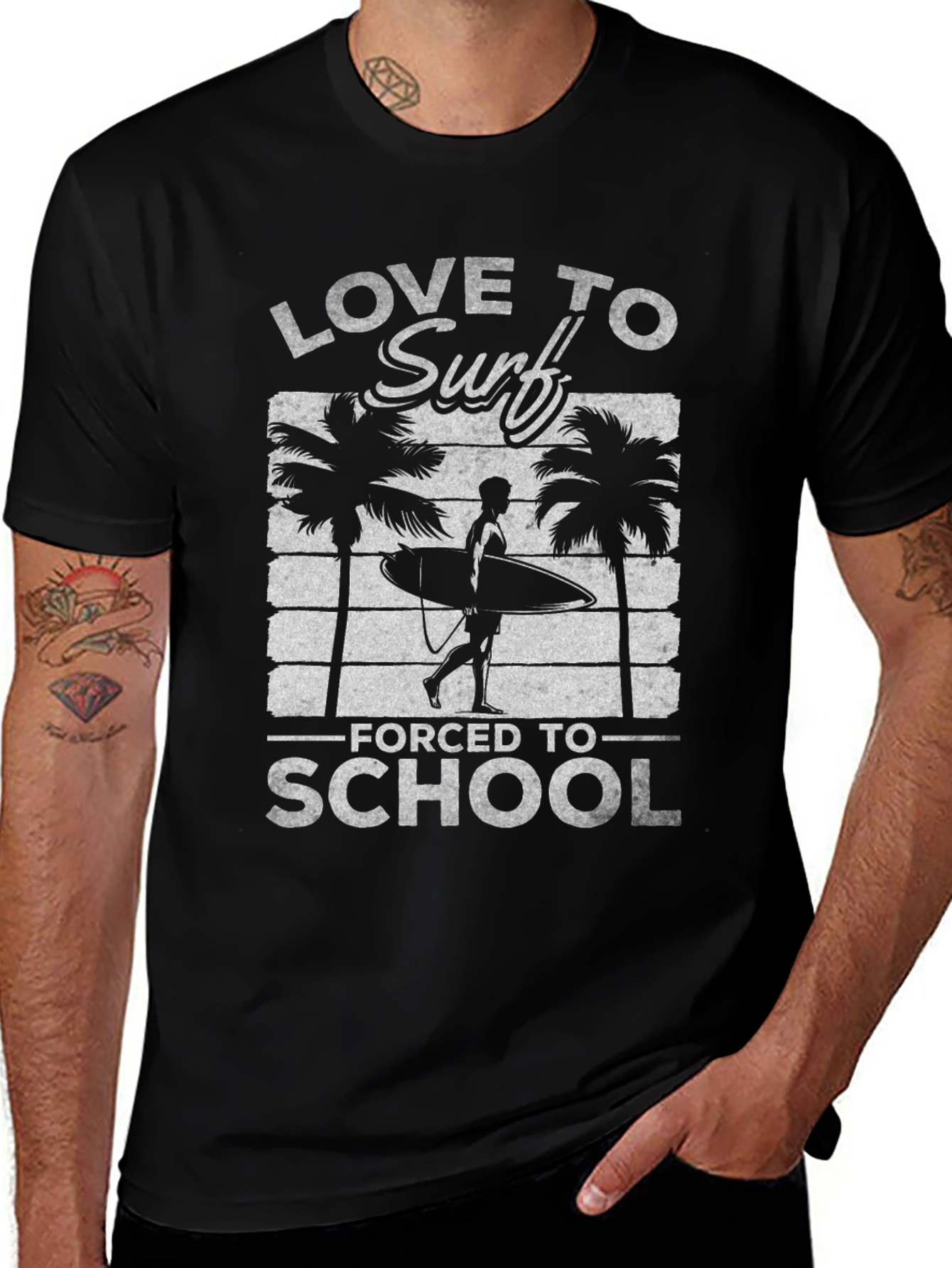 Love to Surf T-Shirt Beach Graphic Tee