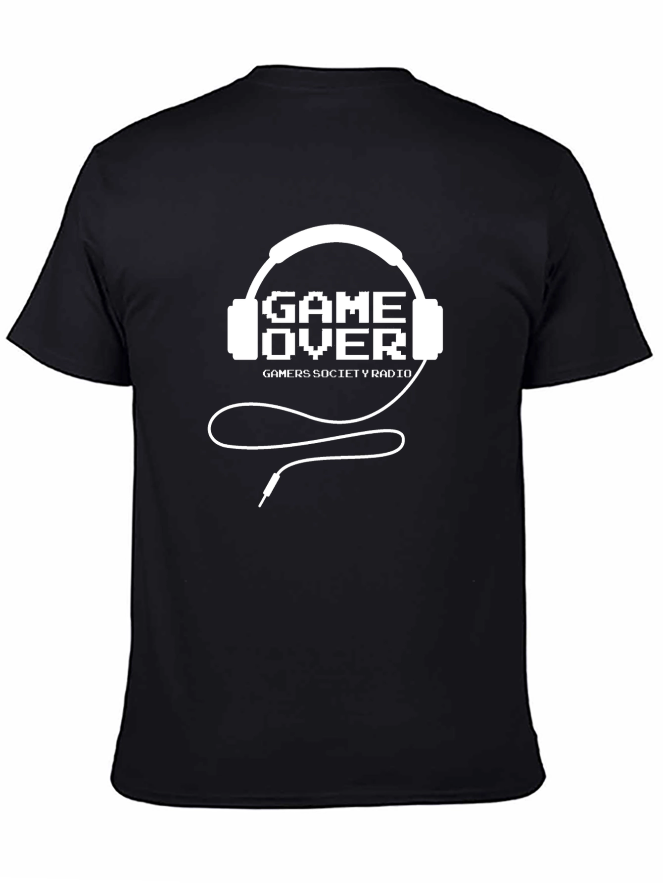 Game Over Headphone Gamer Society Radio T-Shirt