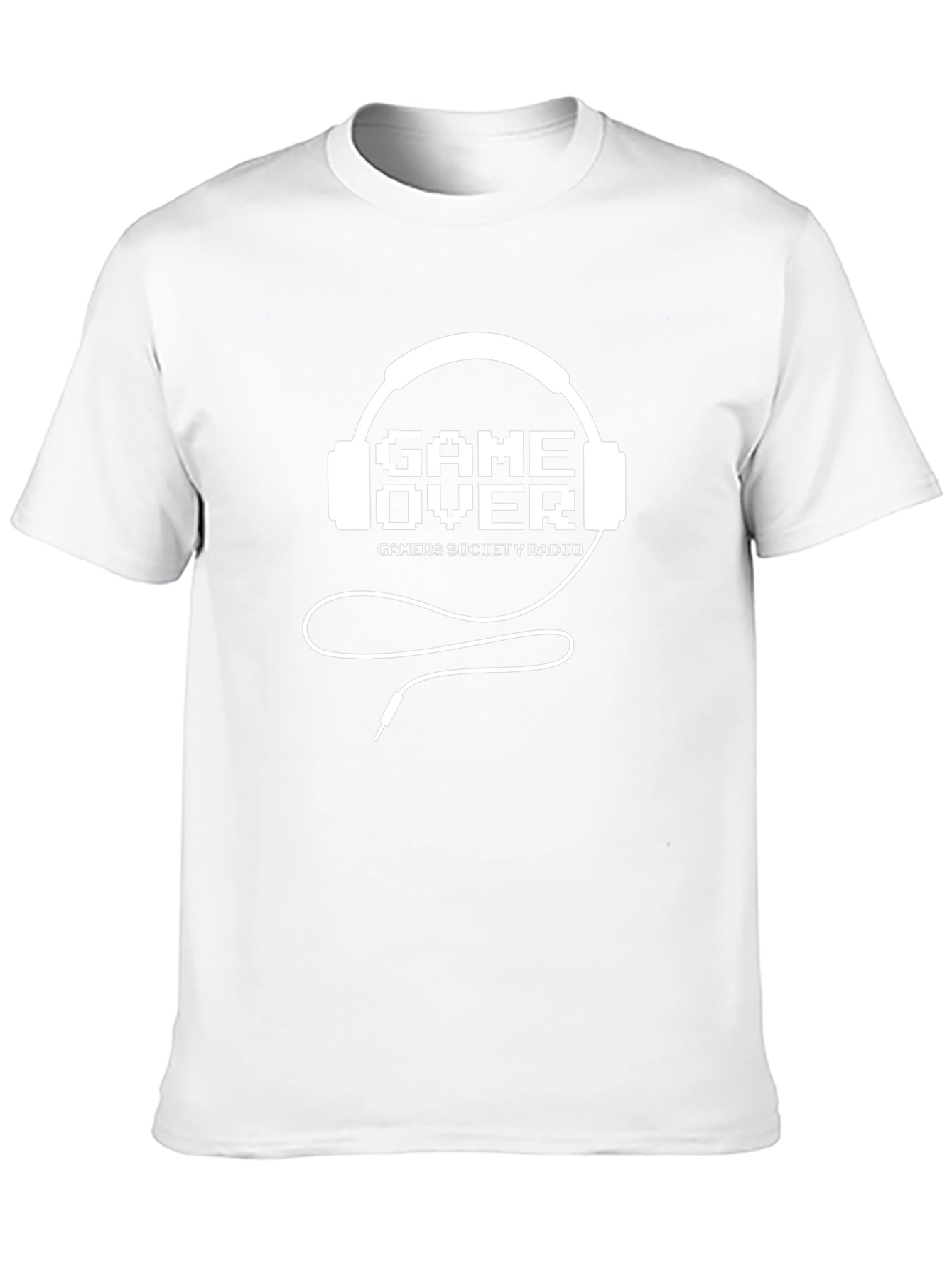 Game Over Headphone Gamer Society Radio T-Shirt