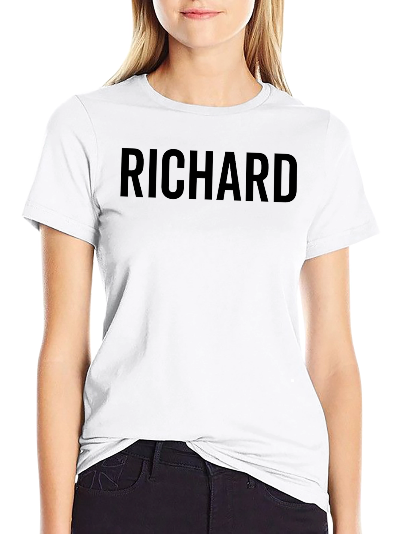Richard Tee - Classic Black T-Shirt