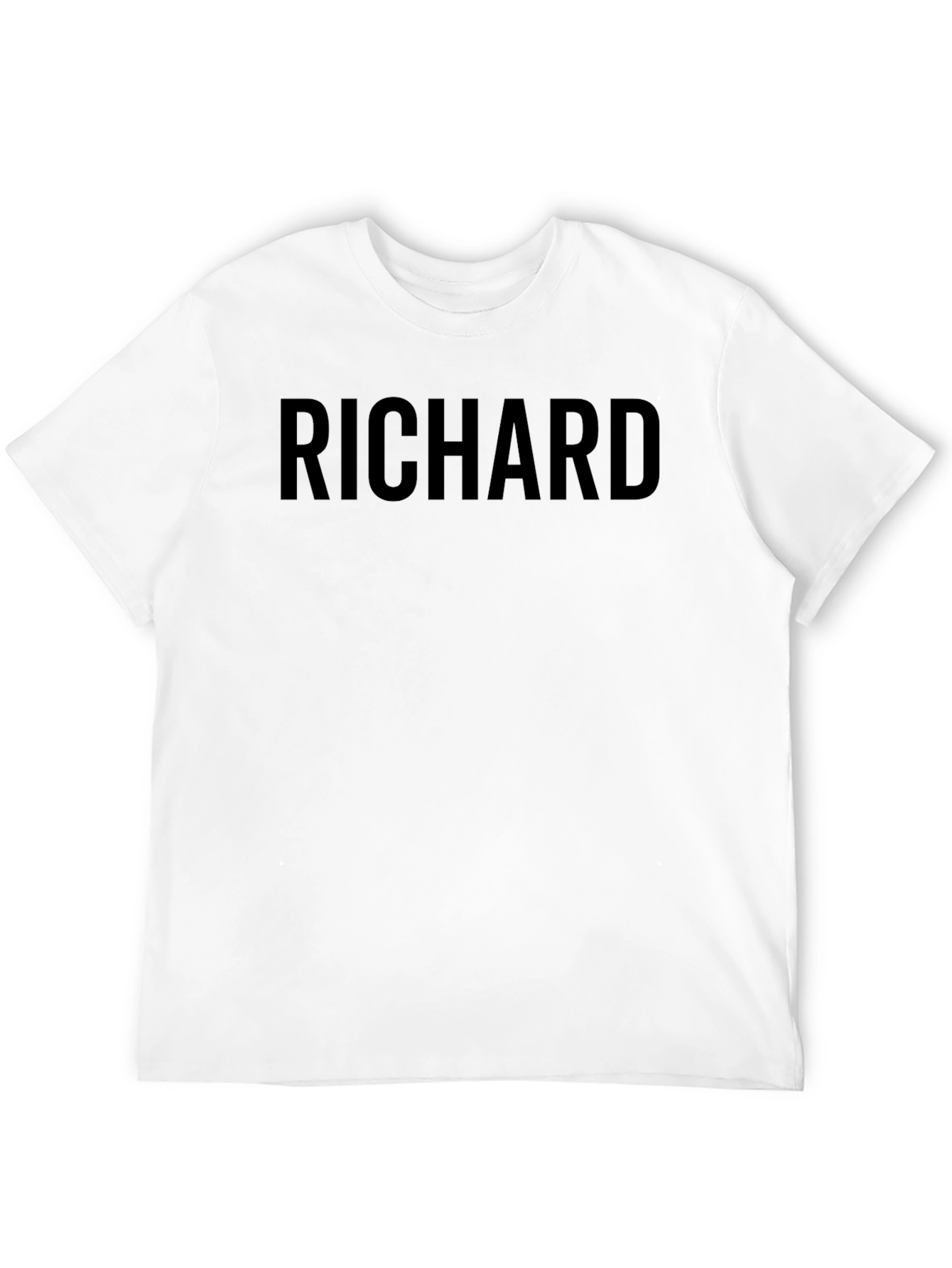 Richard Tee - Classic Black T-Shirt