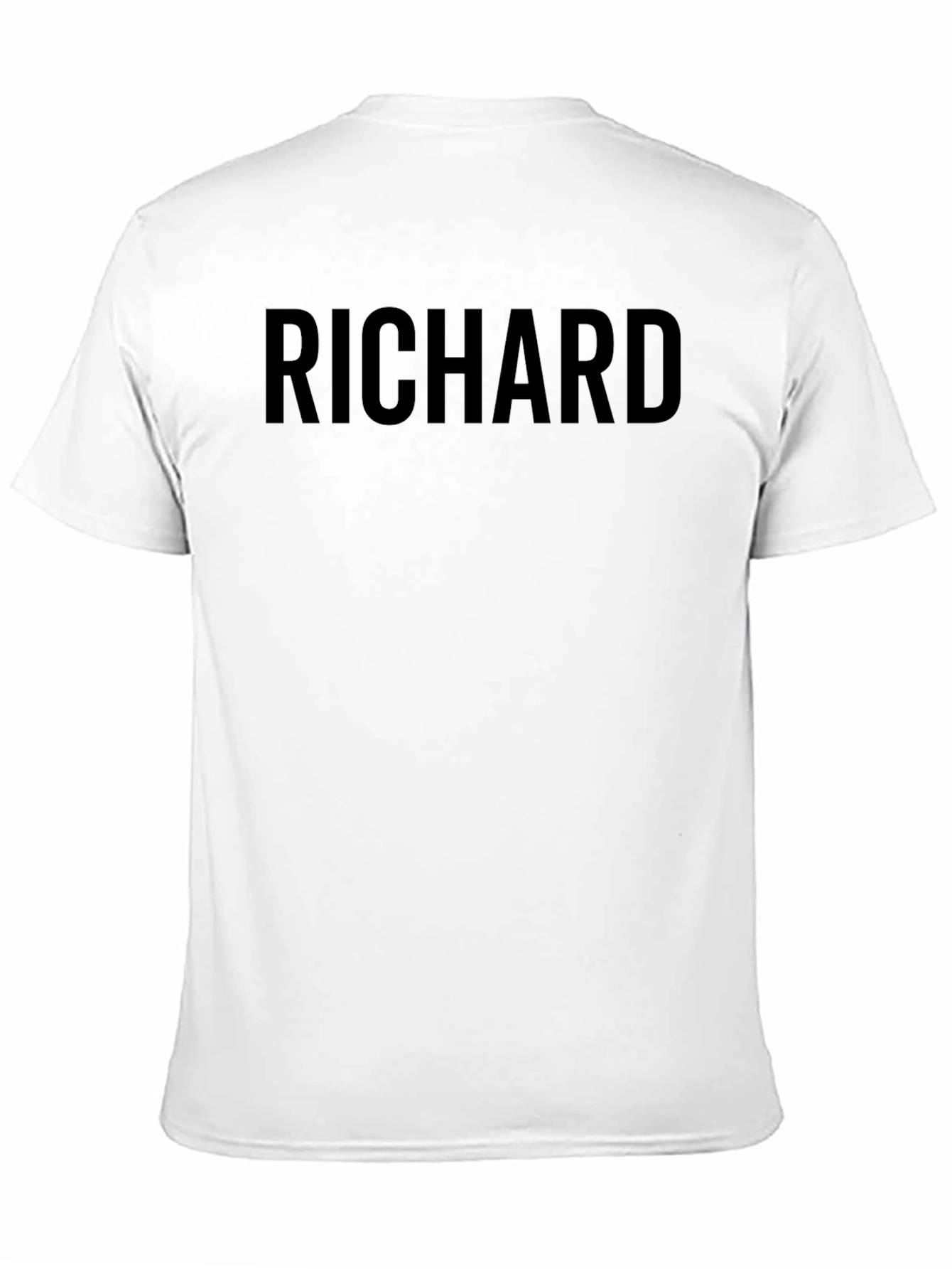 Richard Tee - Classic Black T-Shirt