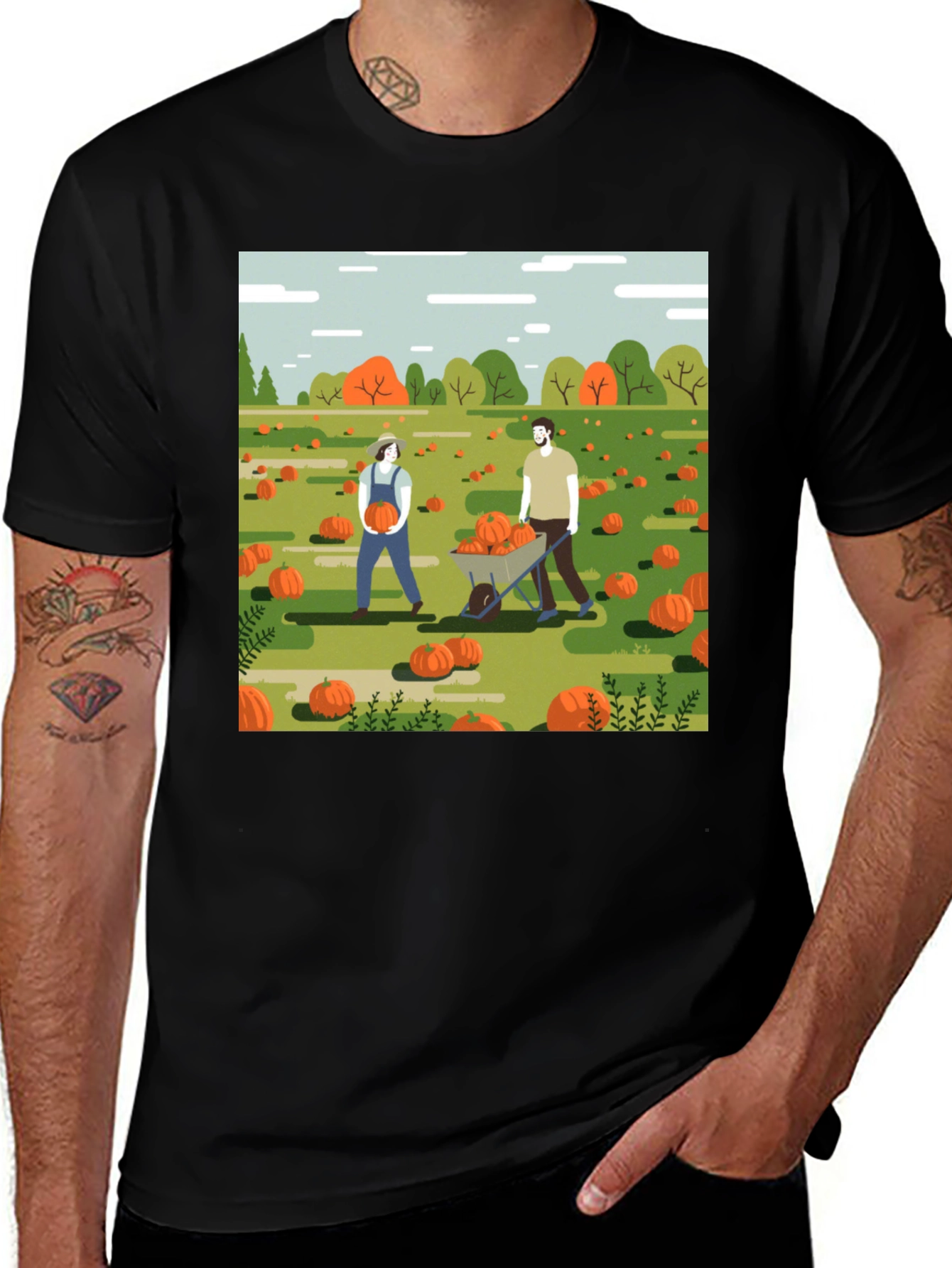 Harvest Pumpkin Graphic Tee