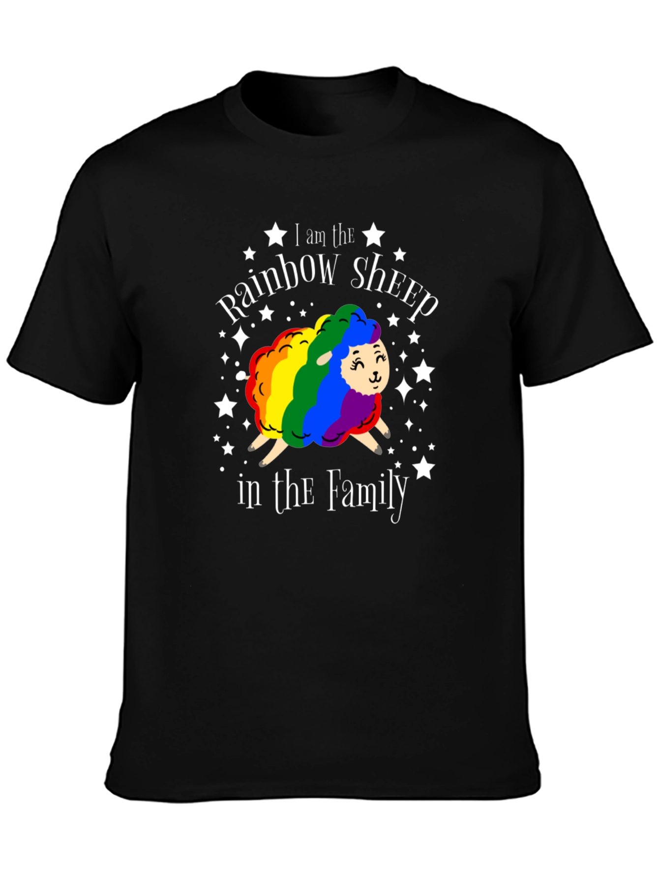 Rainbow Sheep LGBTQ+ Pride T-Shirt