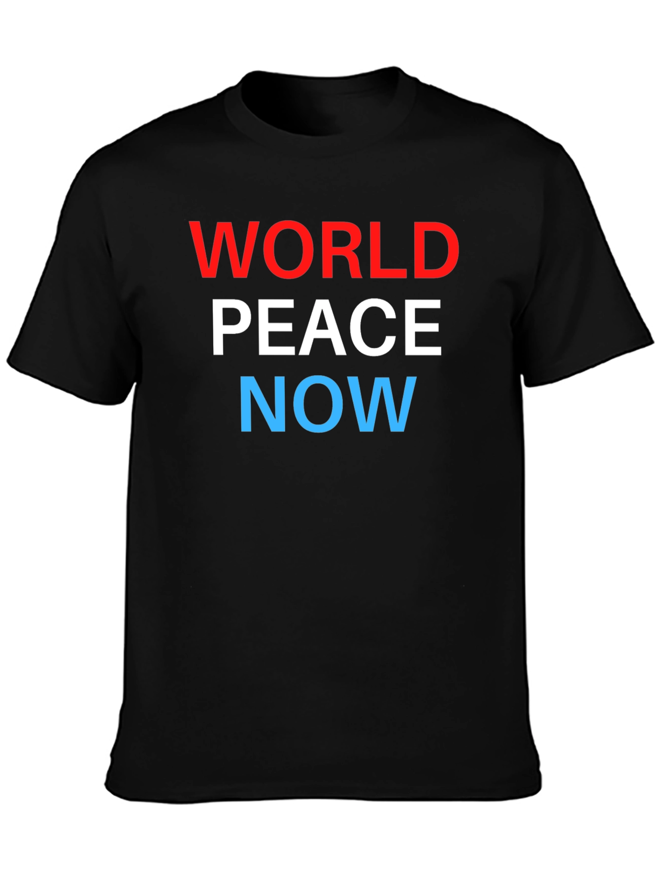 World Peace Now Graphic Tee - Black