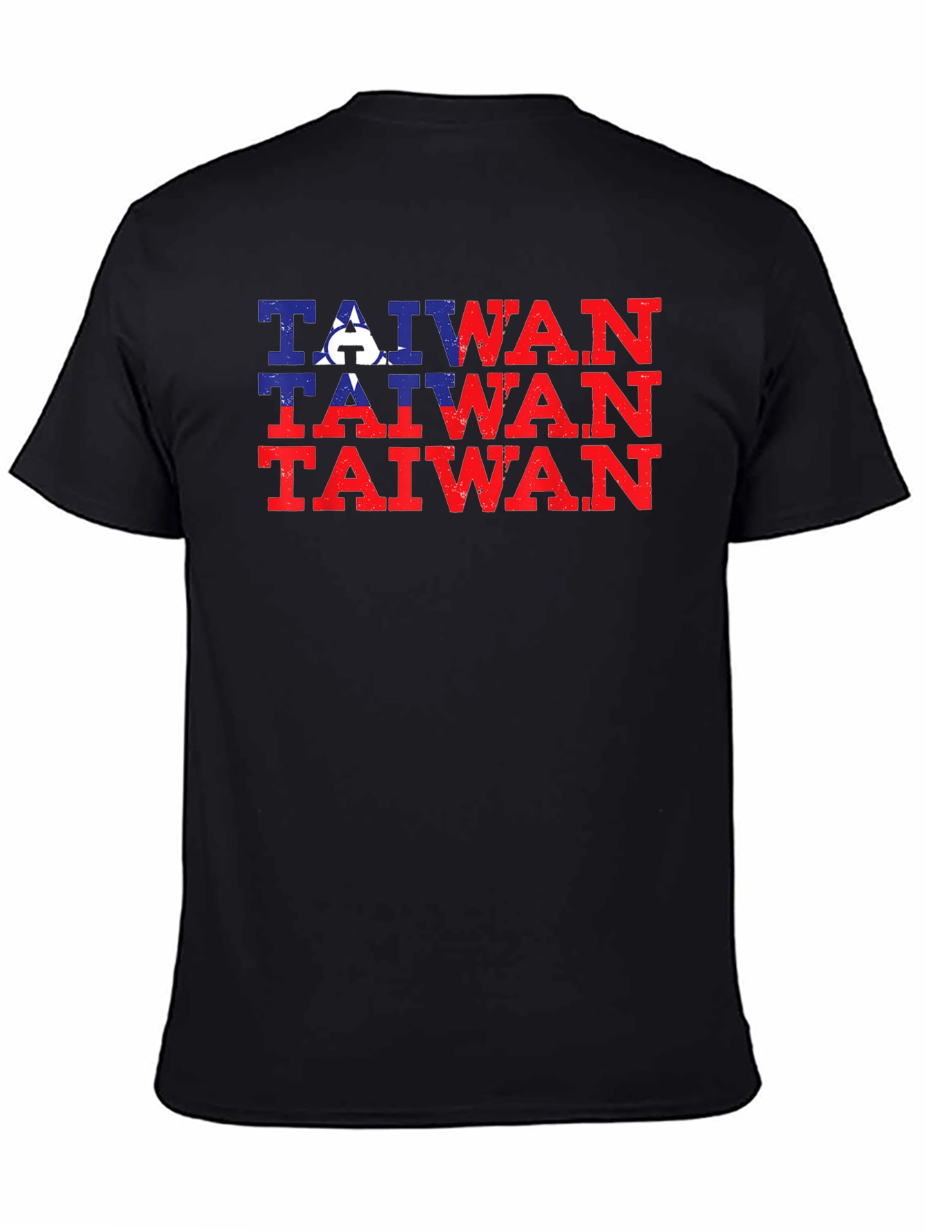 Taiwan Flag T-Shirt - Distressed Patriotic Tee