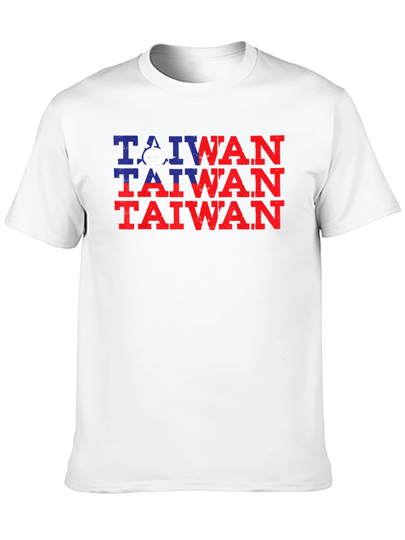 Taiwan Flag T-Shirt - Distressed Patriotic Tee