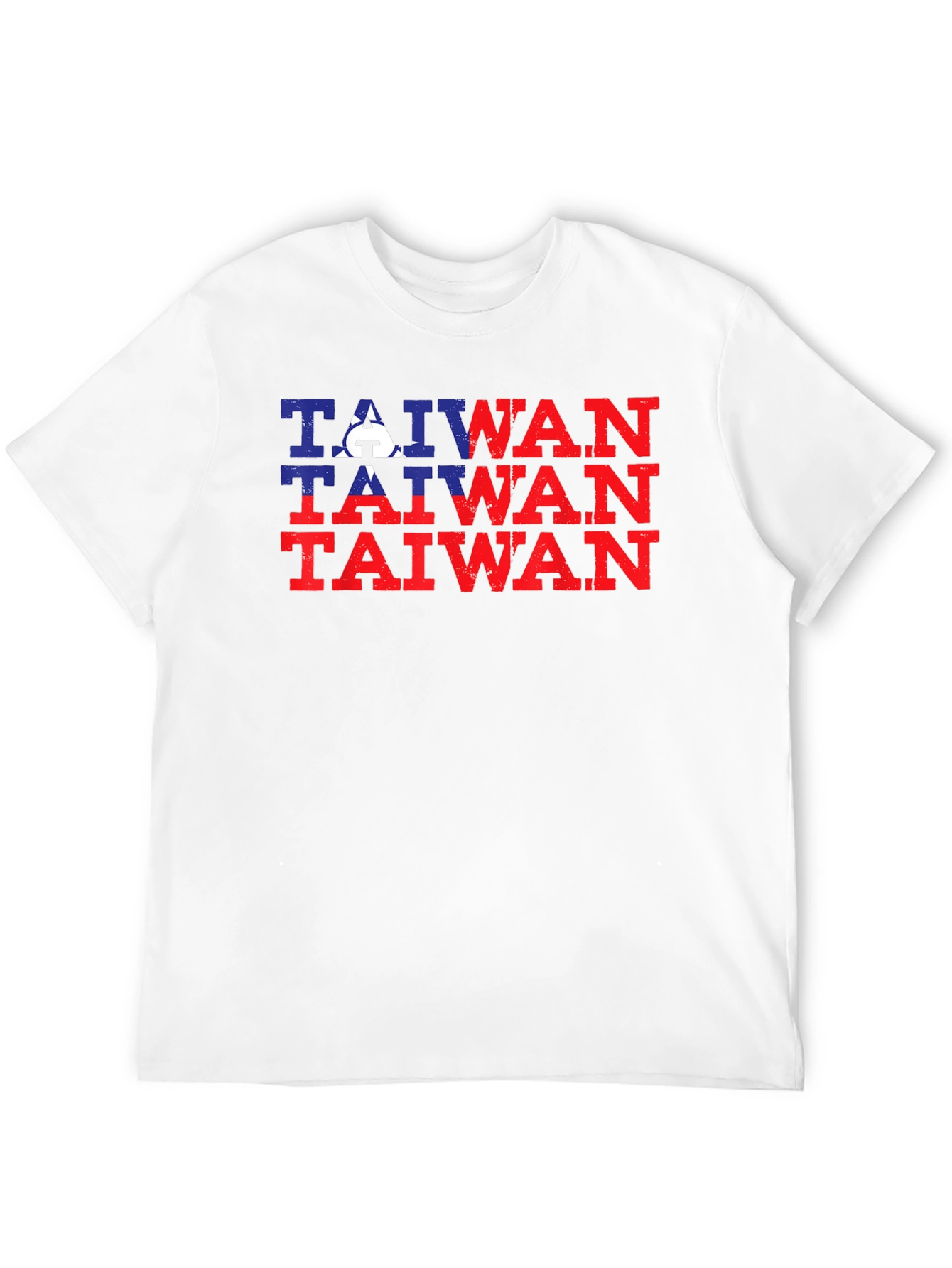 Taiwan Flag T-Shirt - Distressed Patriotic Tee
