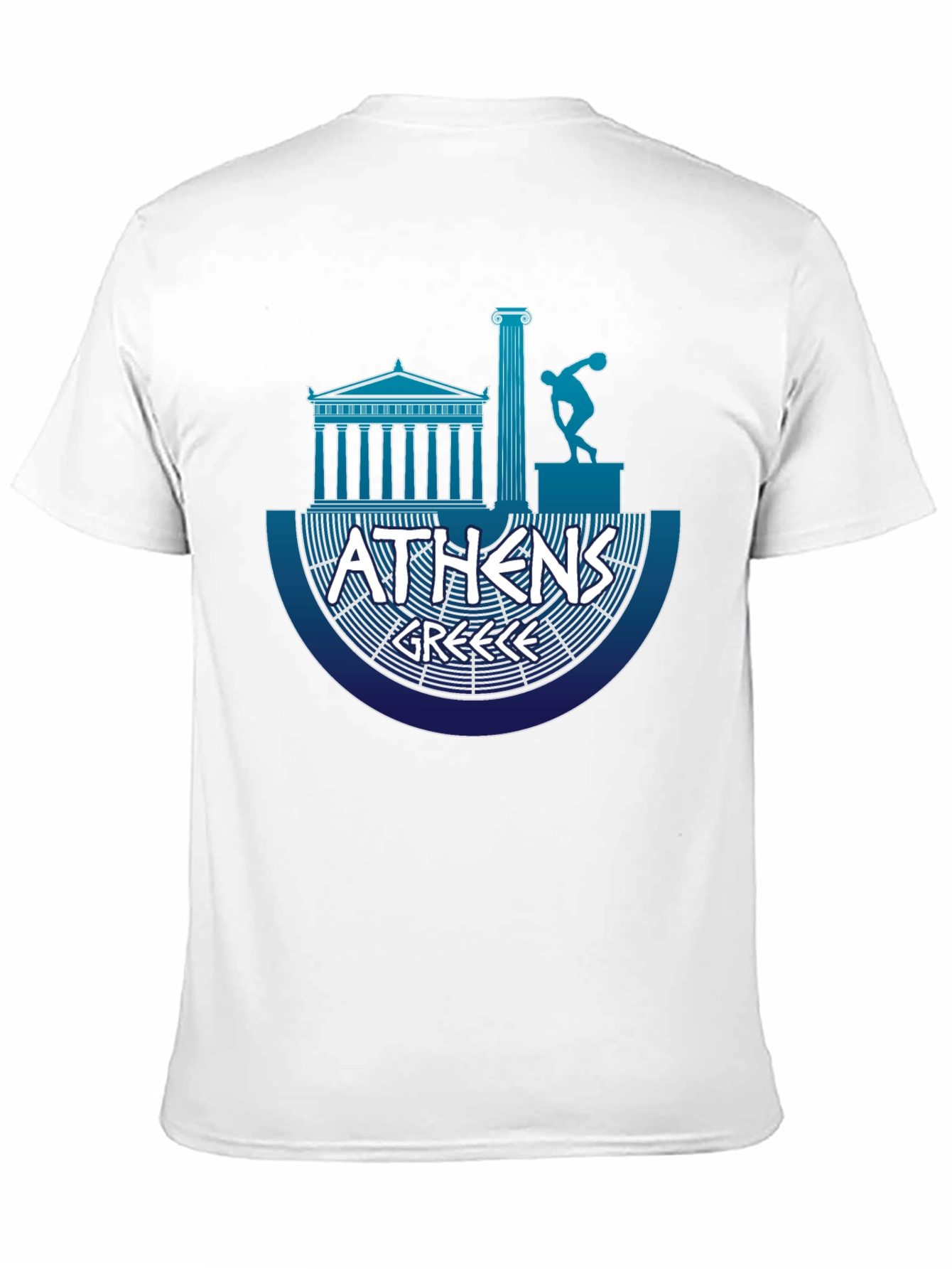 Athens Greece Graphic T-Shirt - Classic Souvenir Tee