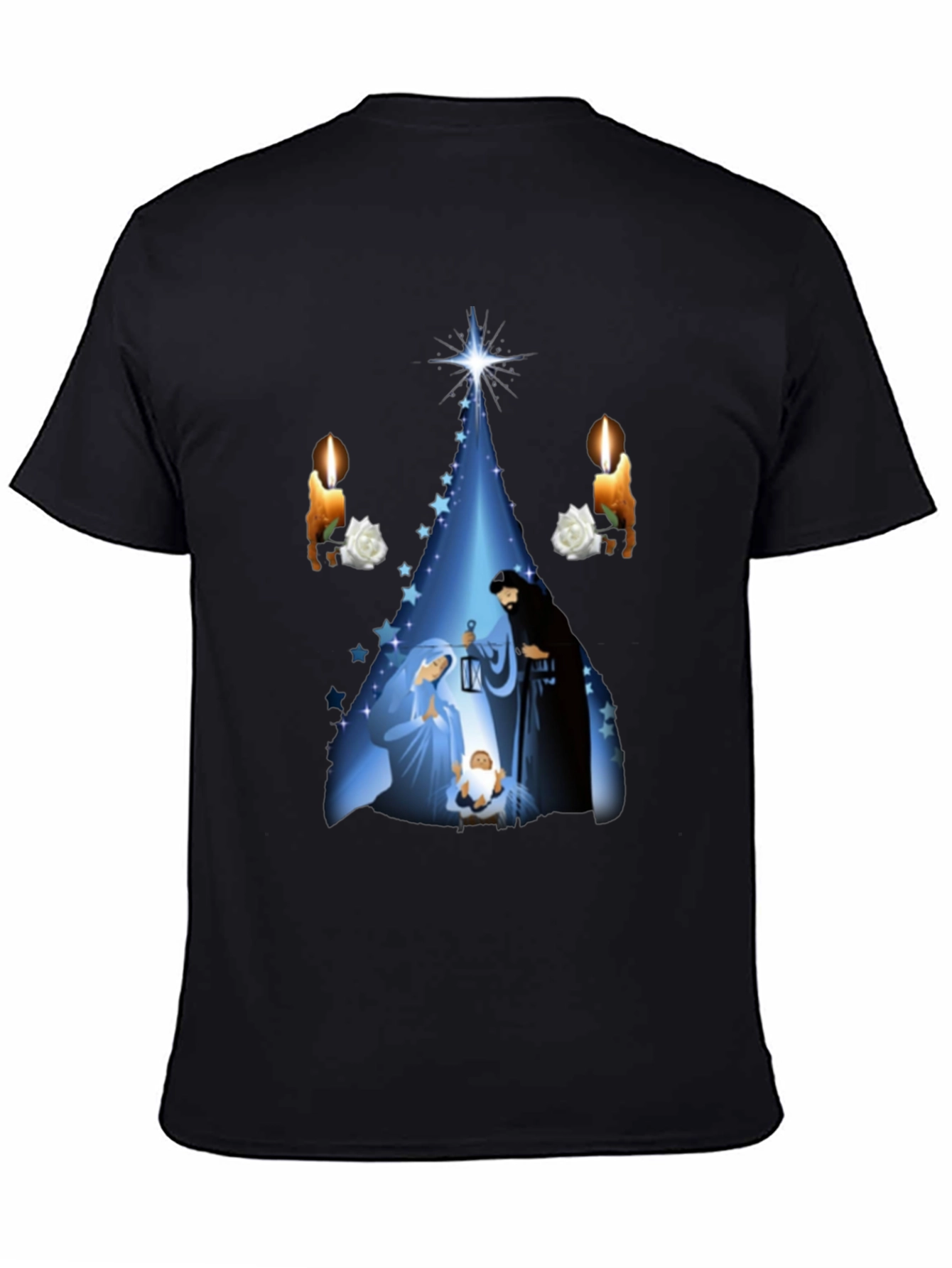 Nativity Scene Graphic T-Shirt