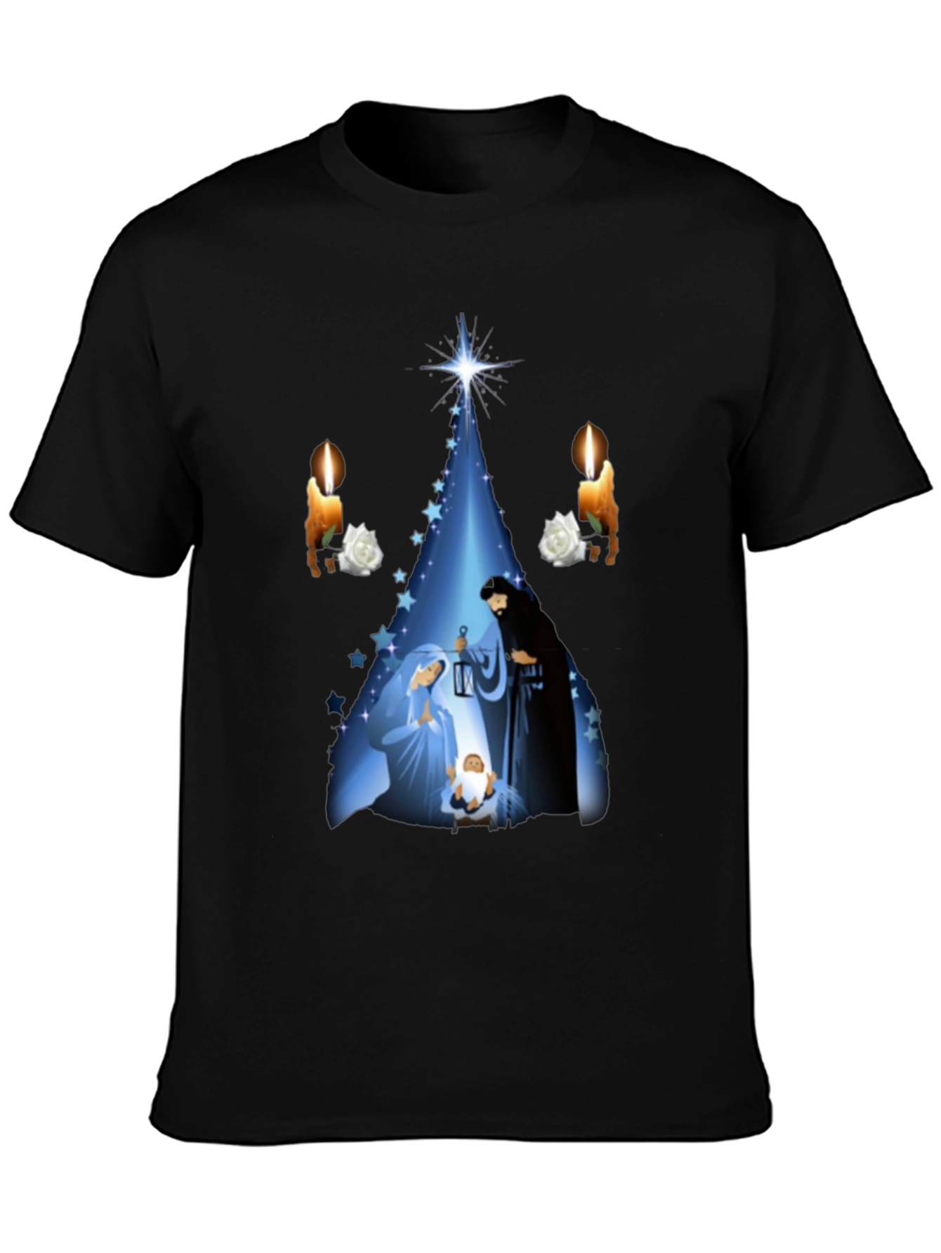 Nativity Scene Graphic T-Shirt