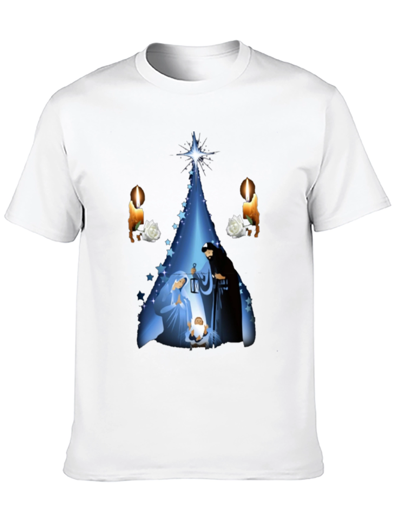 Nativity Scene Graphic T-Shirt