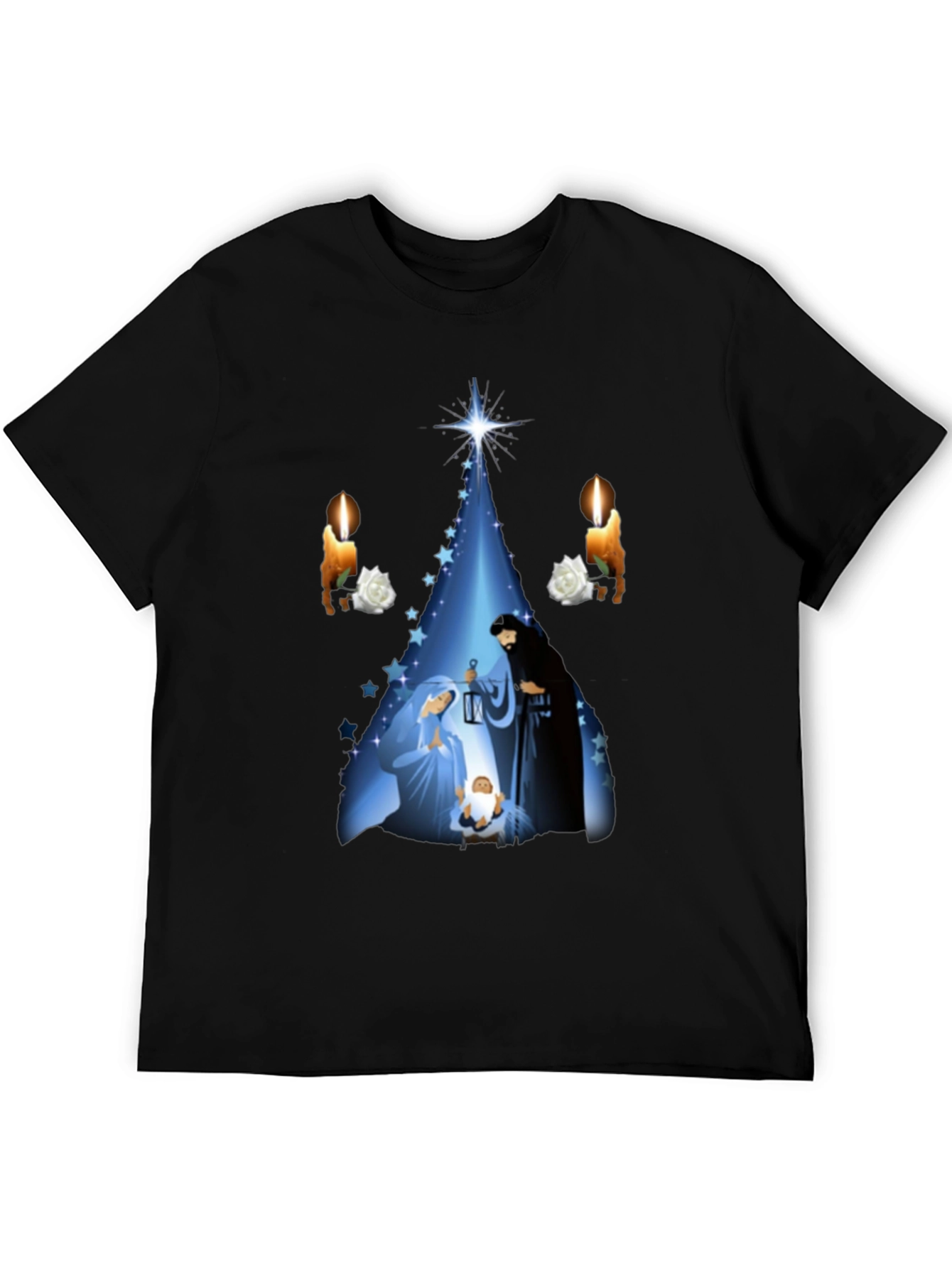 Nativity Scene Graphic T-Shirt