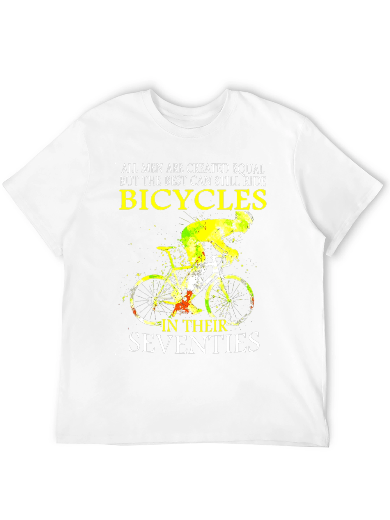 Bicycles Seventies Mens Black Graphic Tee